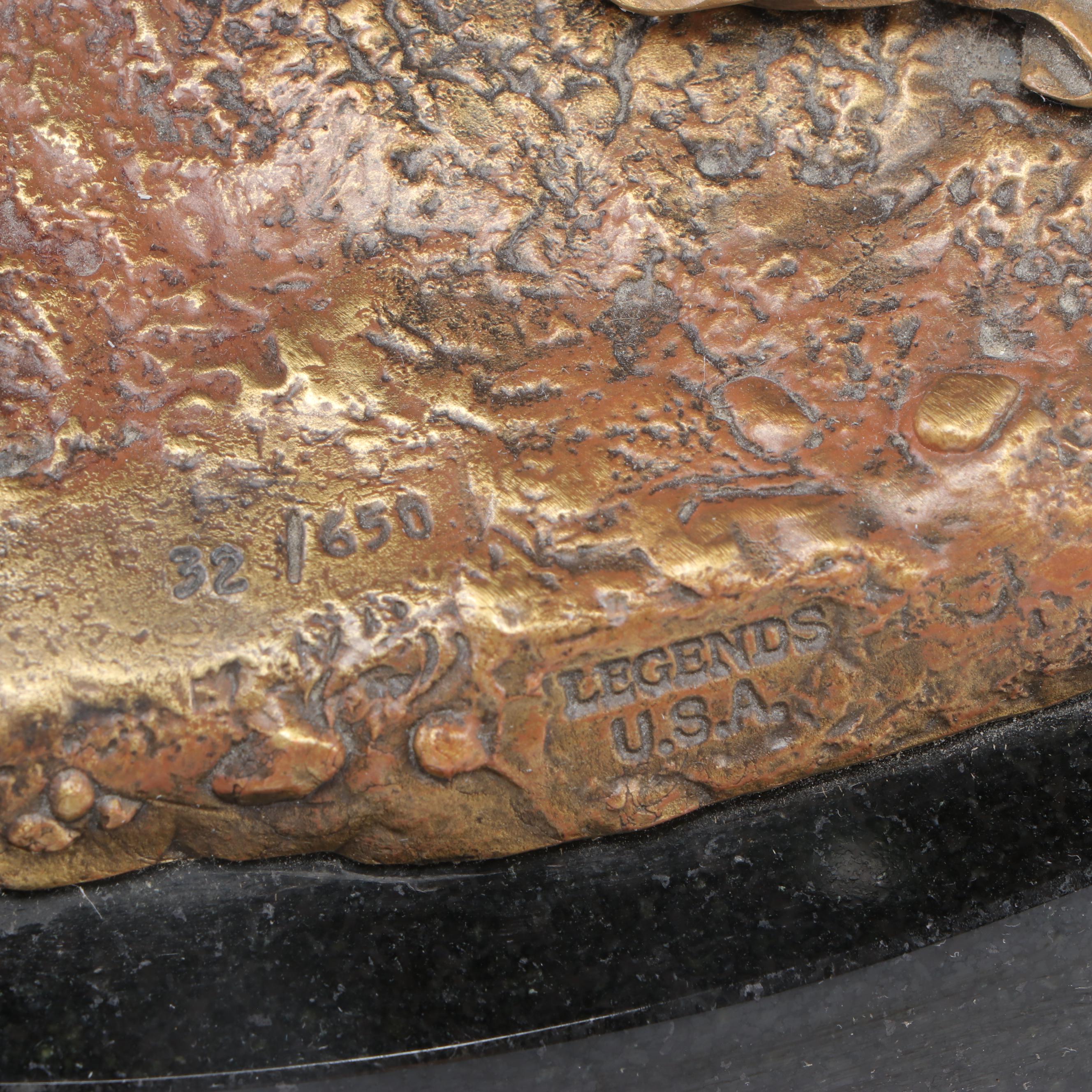 Legends "The Storyteller" Bronze Sculpture Designed by Thomas Blackshear