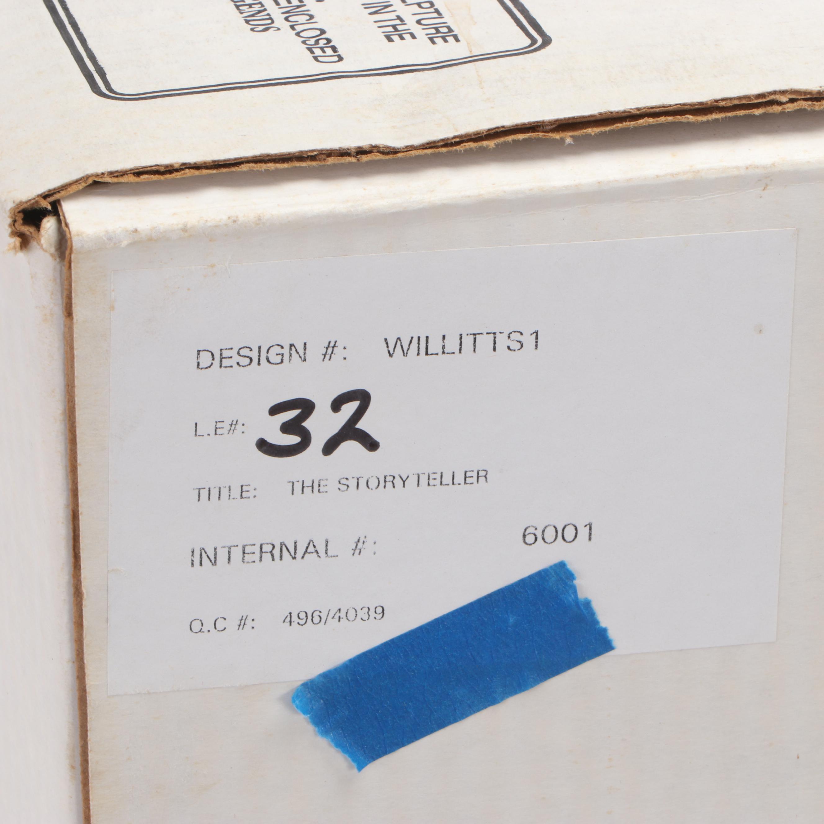 Legends "The Storyteller" Bronze Sculpture Designed by Thomas Blackshear