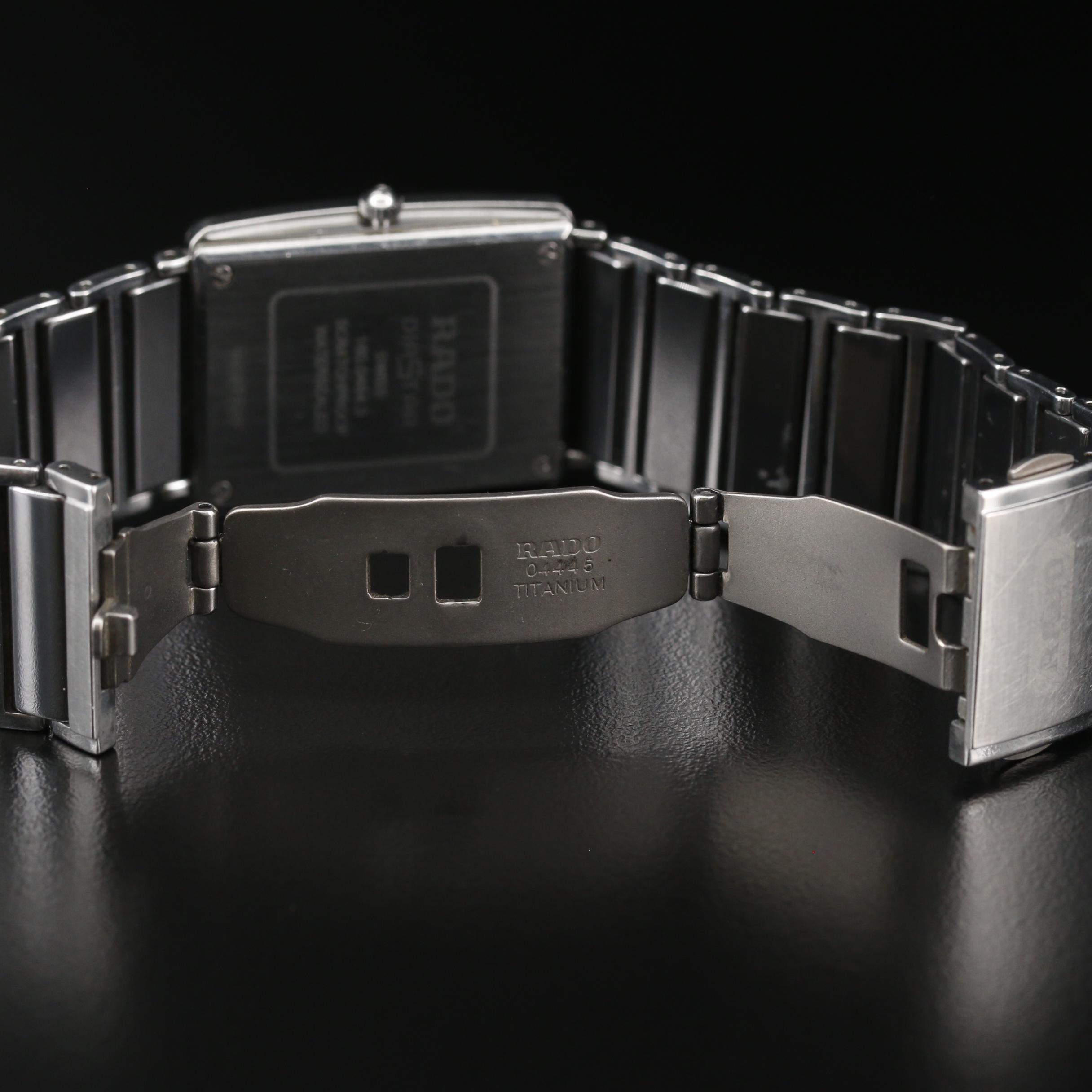 Rado Diastar Jubile Diamond Dial Ceramic and Stainless Steel Quartz Watch