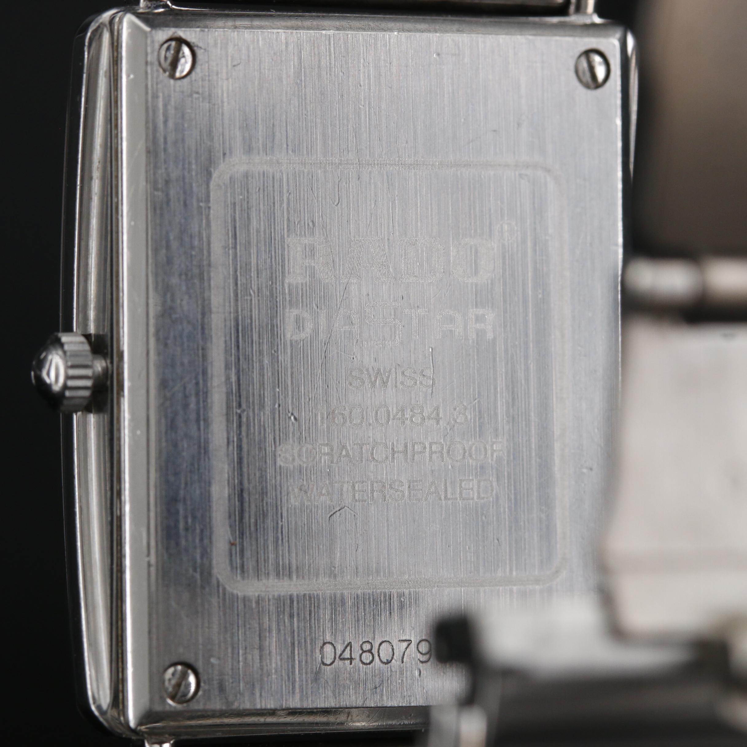 Rado Diastar Jubile Diamond Dial Ceramic and Stainless Steel Quartz Watch