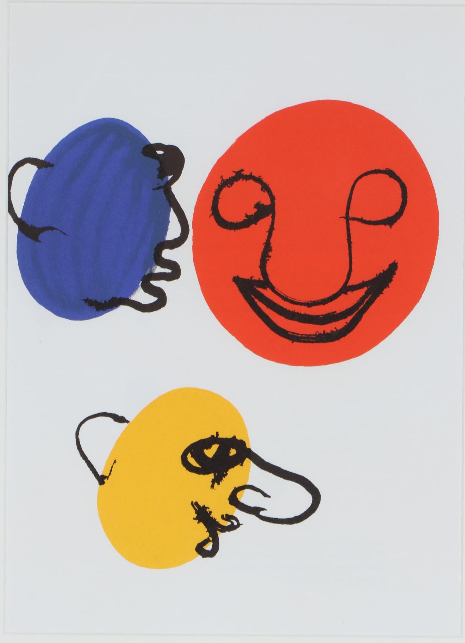 Alexander Calder Color Lithograph for "Derrière le Miroir", 1976