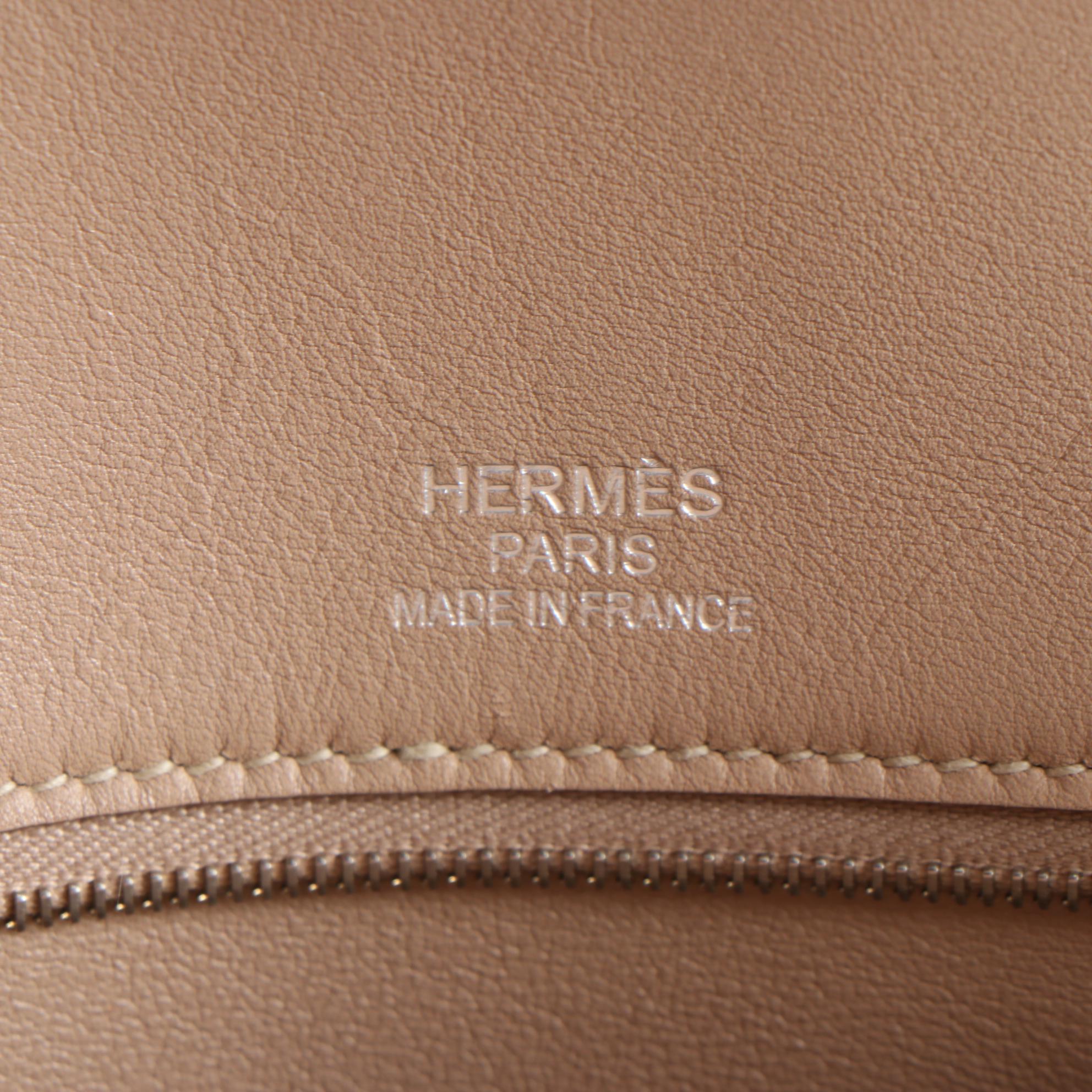Hermès Ghillies Birkin 35 in Argile Etoupe Swift Leather with Palladium Hardware