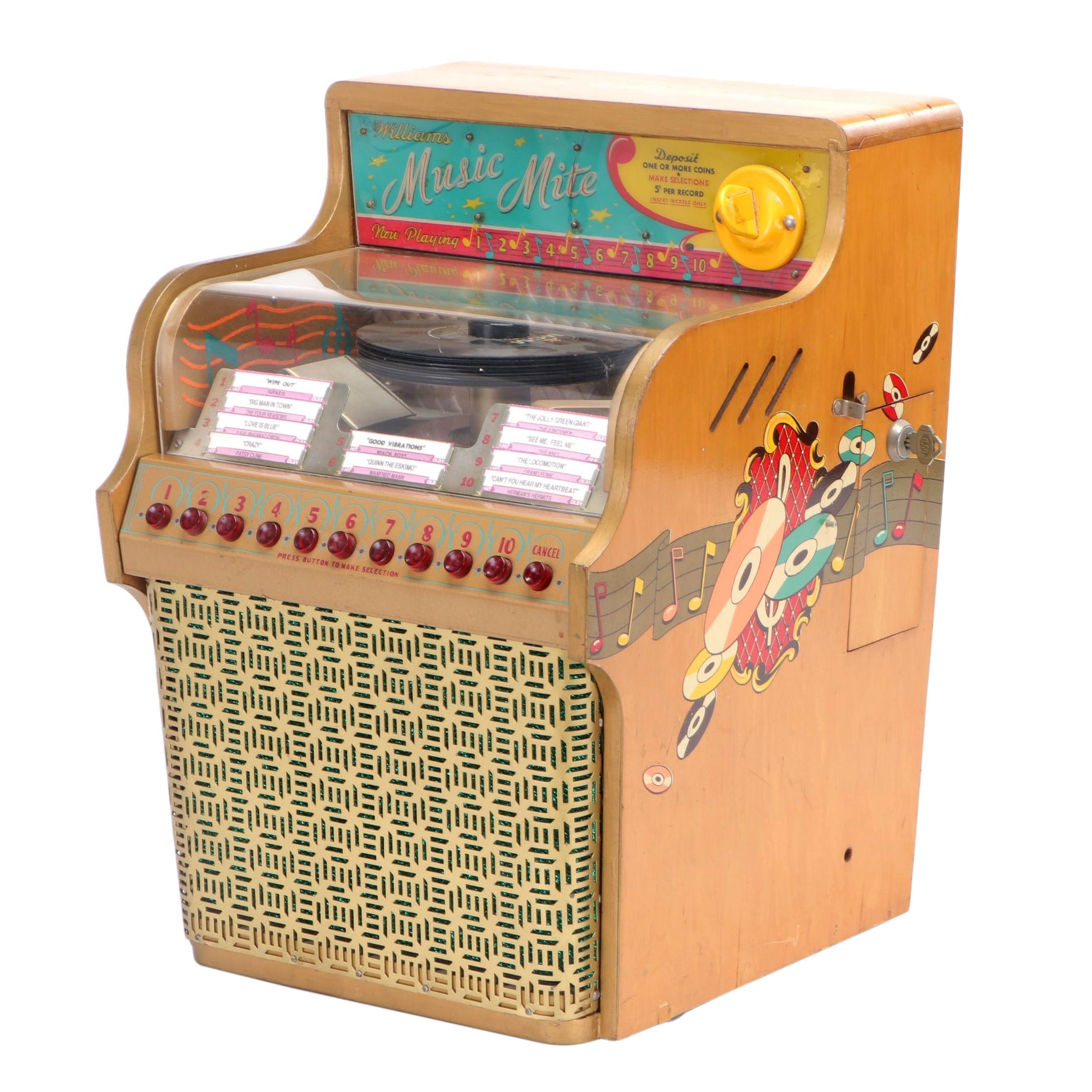 Williams "Music Mite" Table Top Juke Box