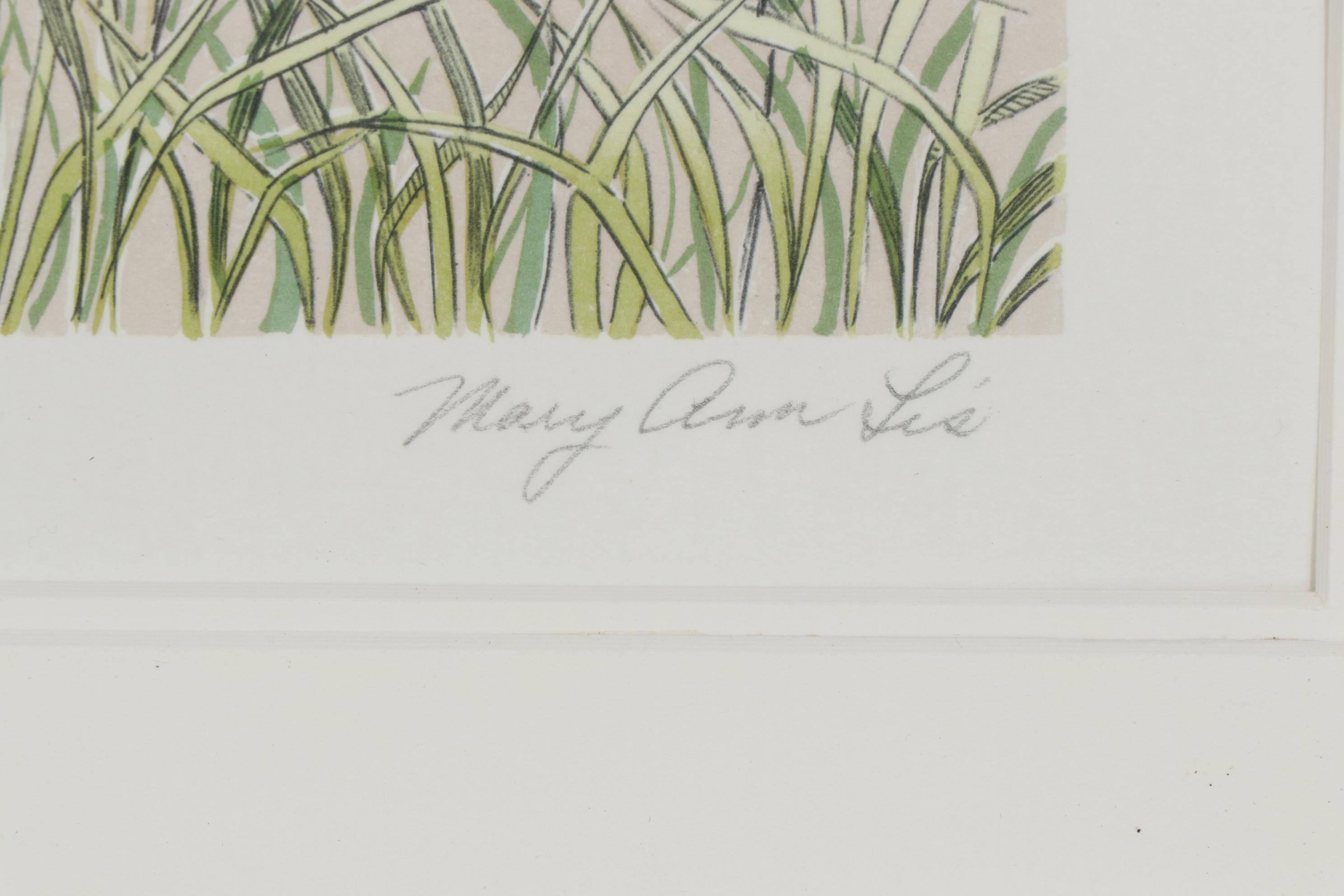 Mary Ann Lis Lithograph "Respite"