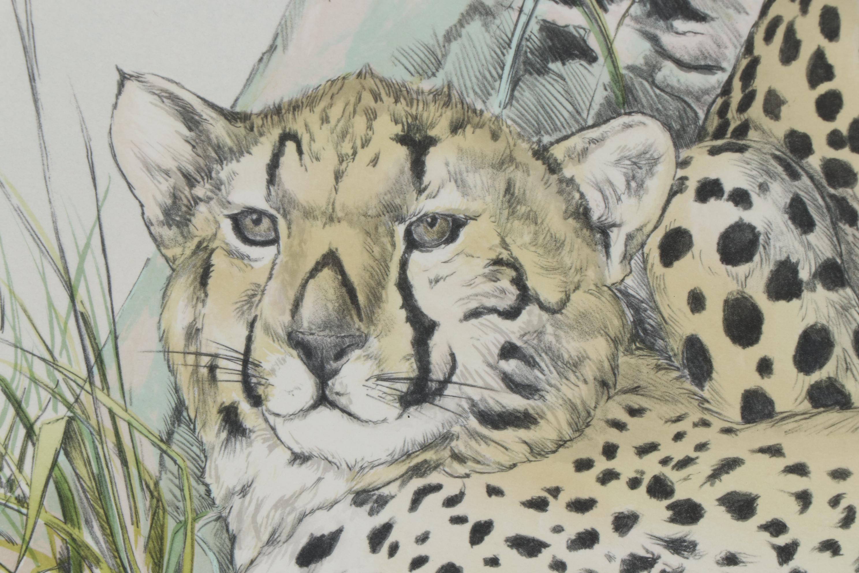 Mary Ann Lis Lithograph "Respite"