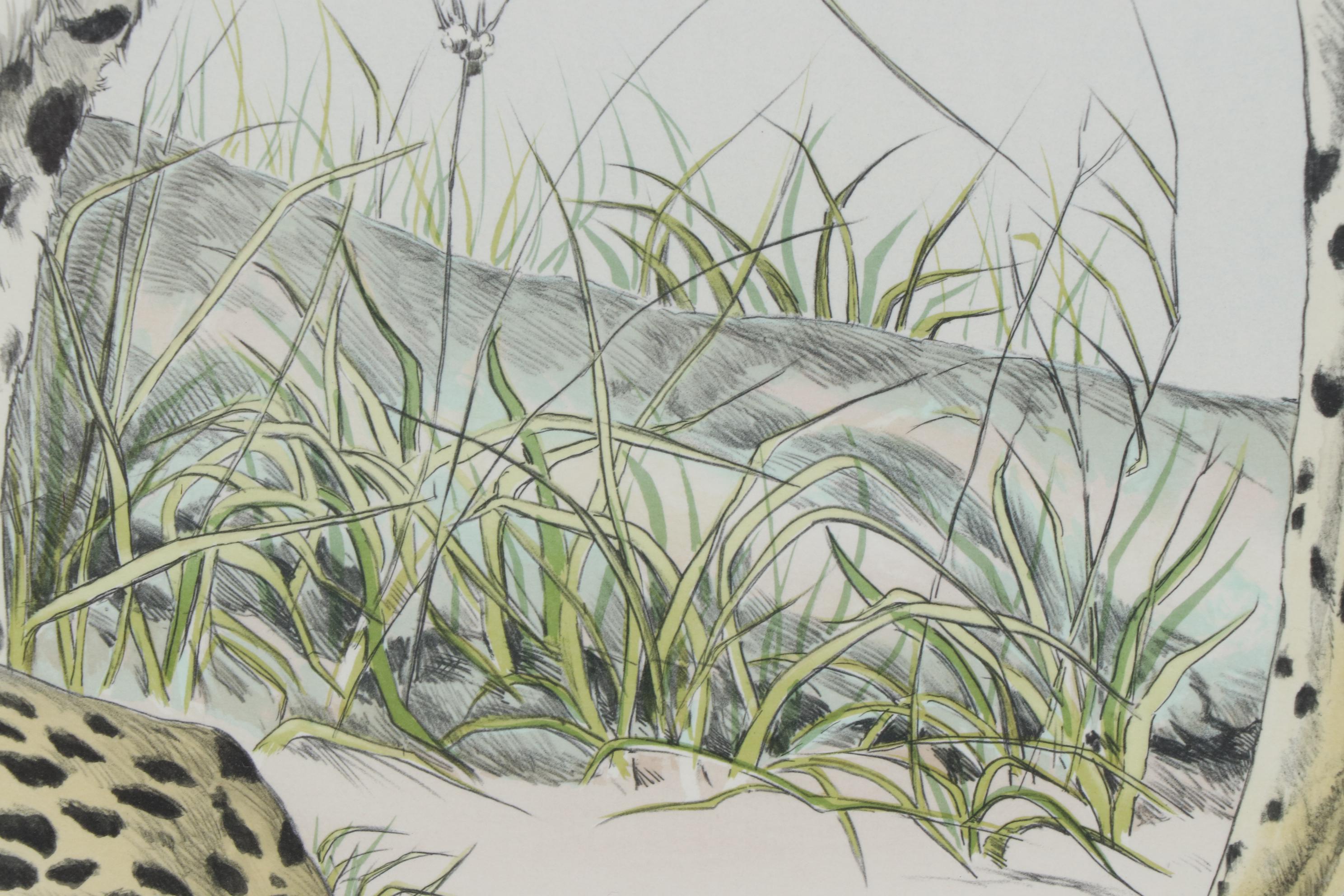 Mary Ann Lis Lithograph "Respite"