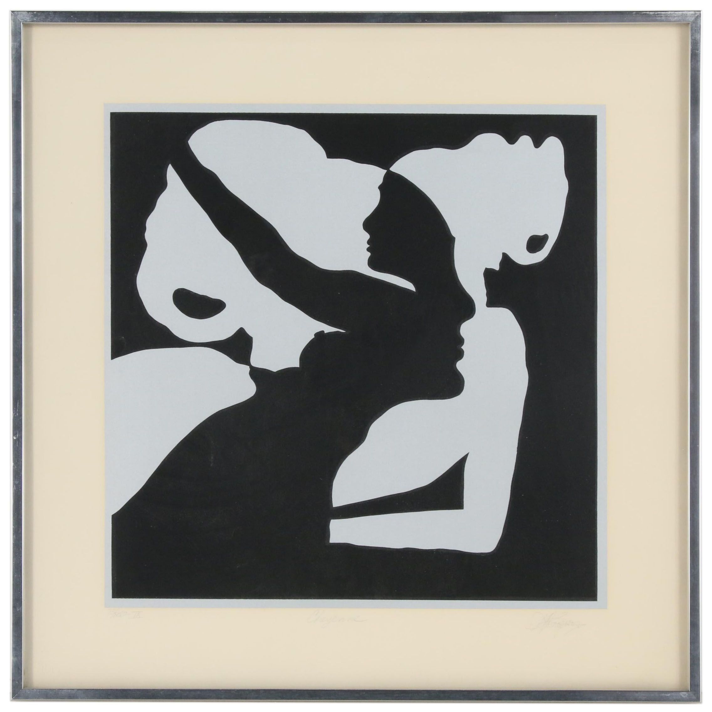 Dean Konopisos Serigraph "Cheyenne"