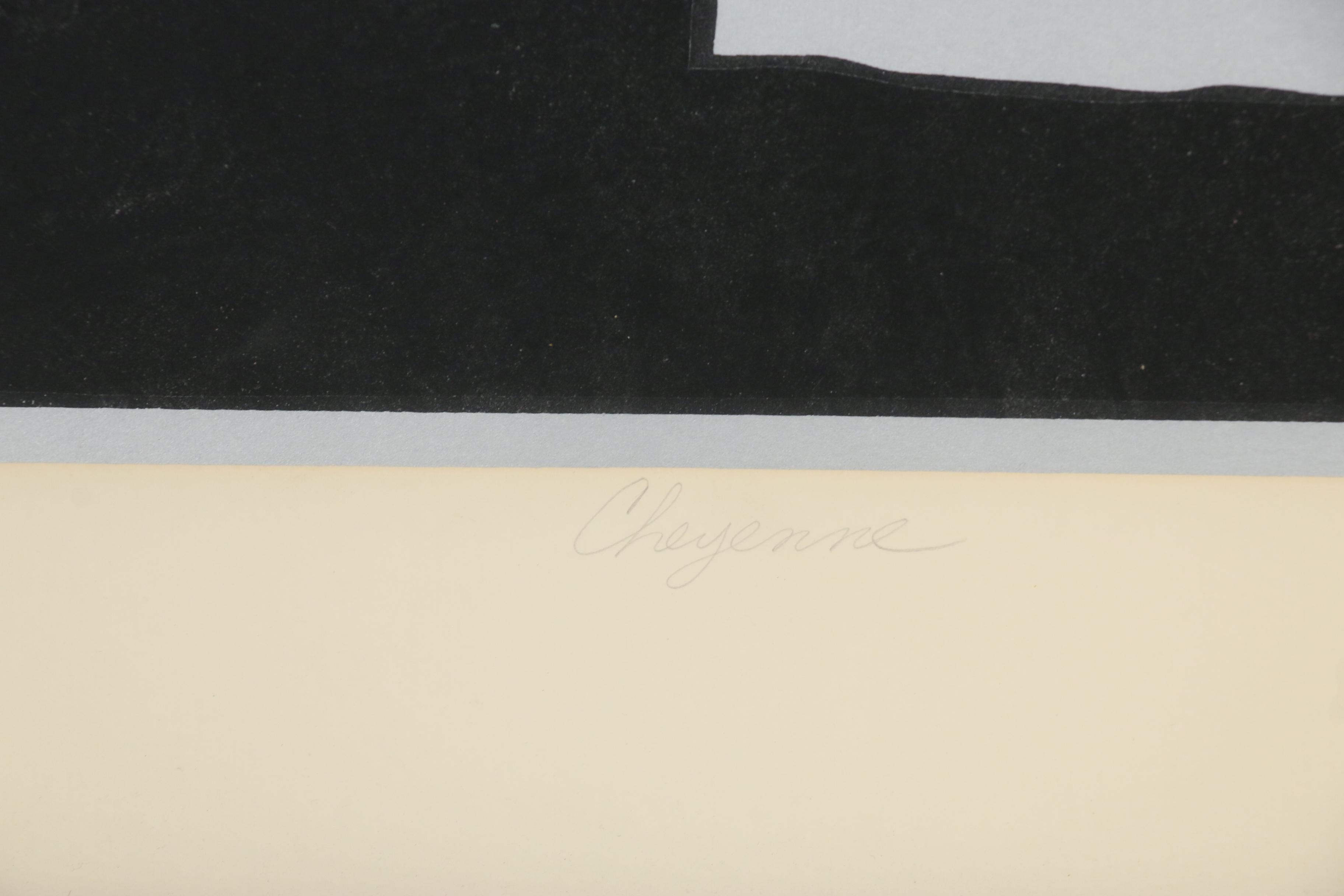 Dean Konopisos Serigraph "Cheyenne"