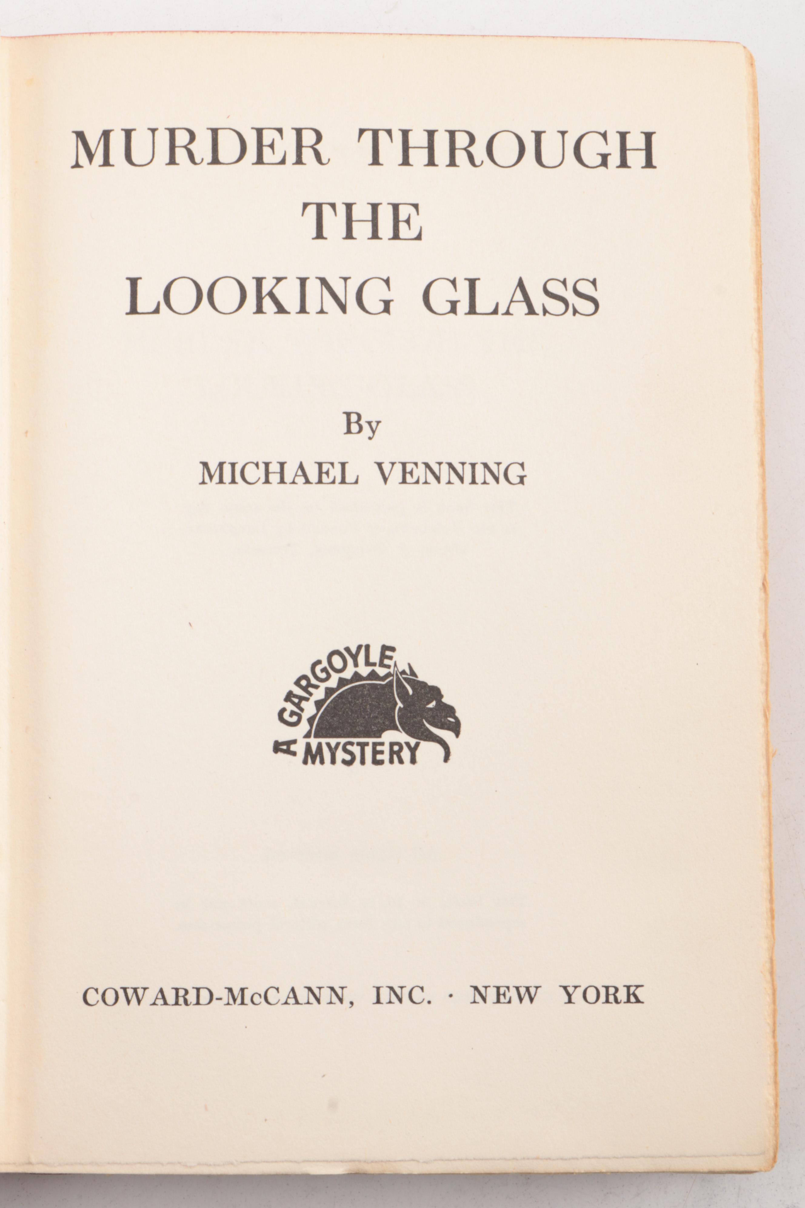 First Edition "Murder Through the Looking Glass" by Michael Venning with Others