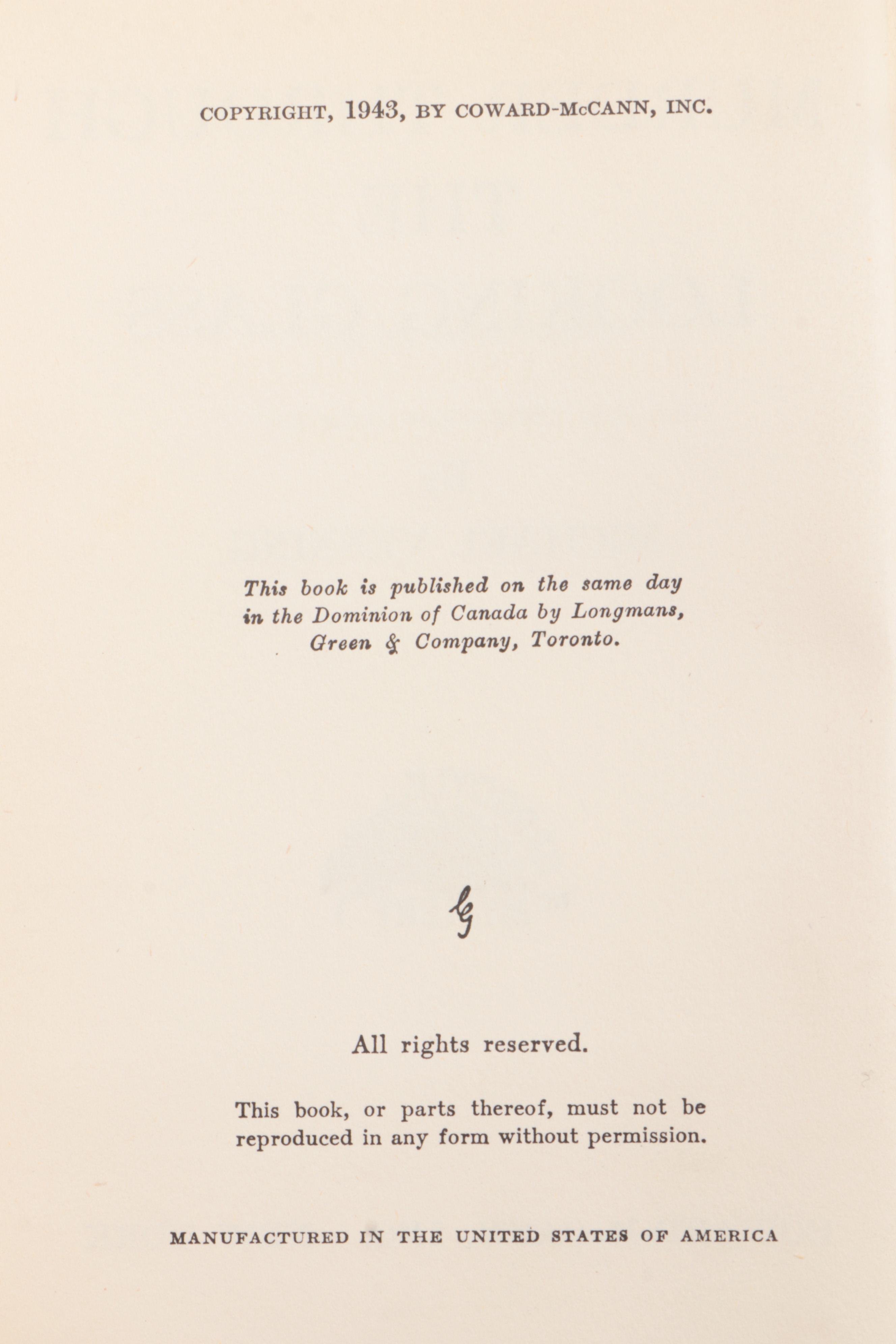 First Edition "Murder Through the Looking Glass" by Michael Venning with Others