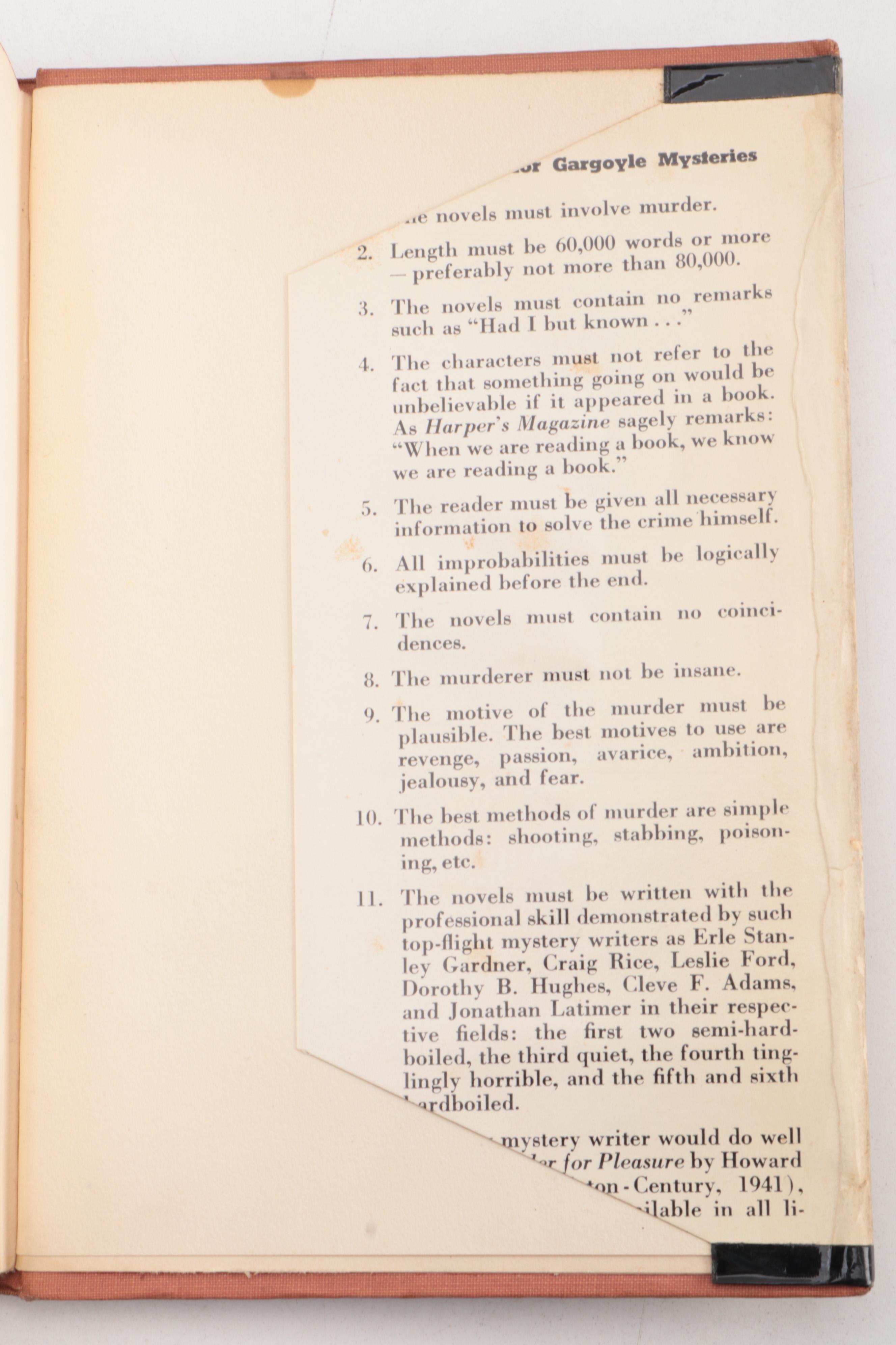 First Edition "Murder Through the Looking Glass" by Michael Venning with Others