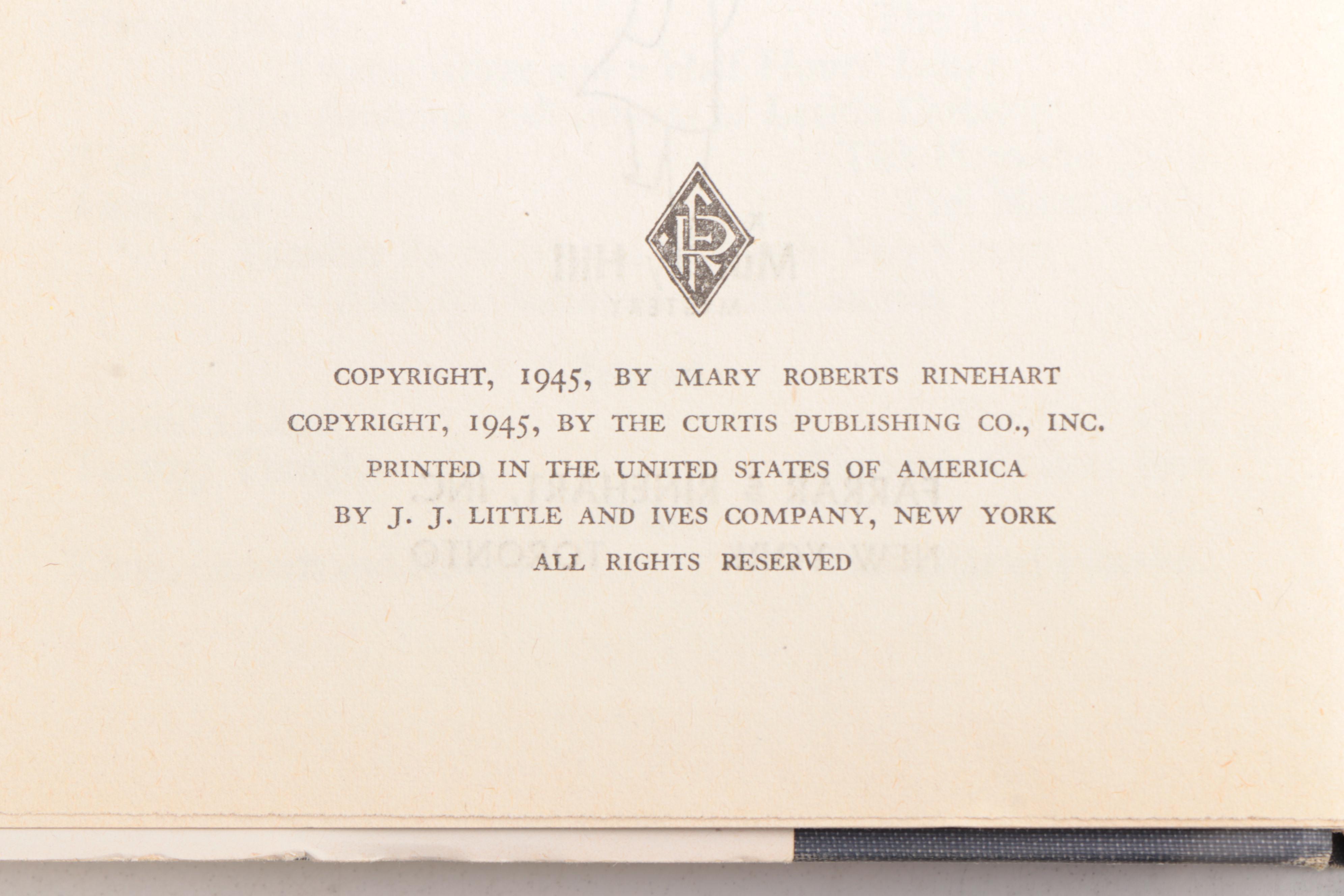 First Edition "Murder Through the Looking Glass" by Michael Venning with Others