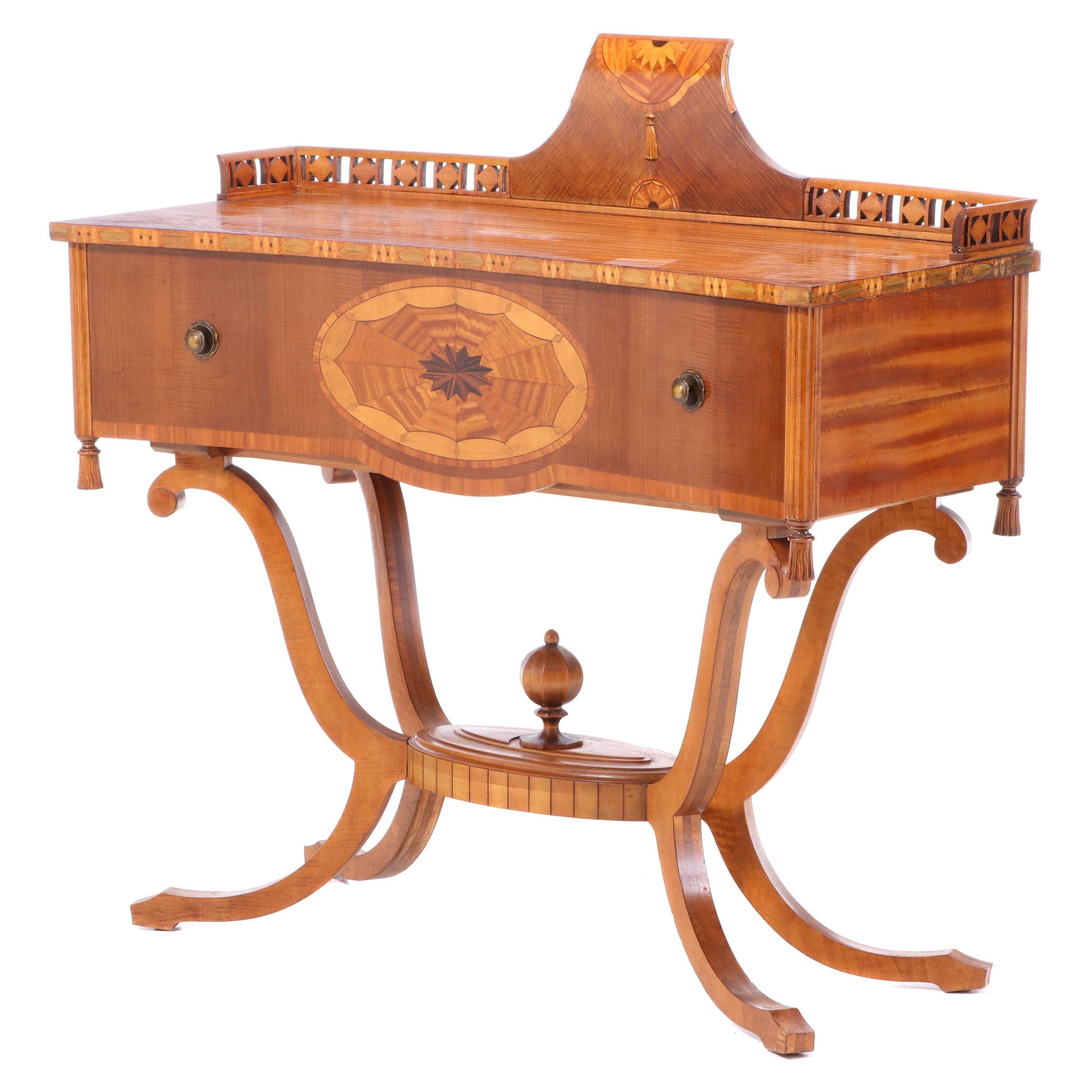 Luce Furniture Co. Federal Style Satinwood and Marquetry Sideboard, circa 1930