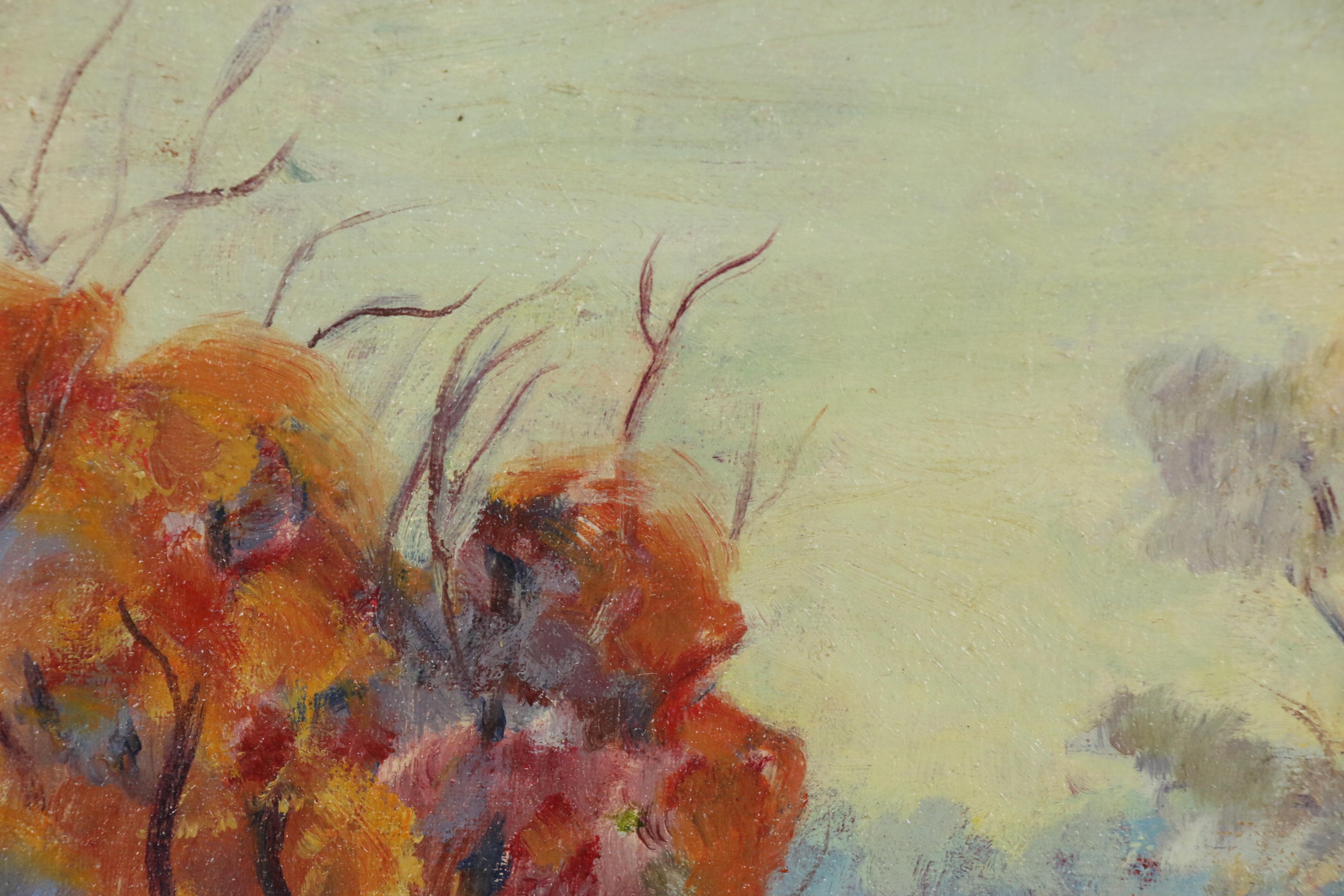 A.Y Edwards Oil Painting "Autumn"