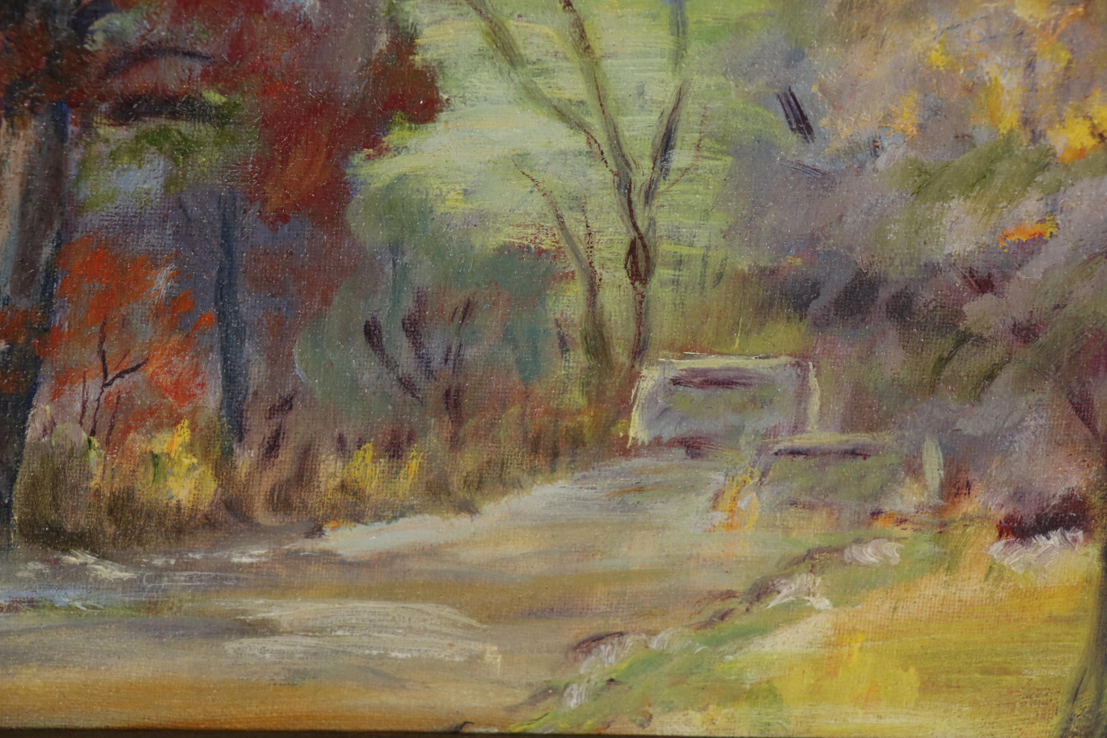 A.Y Edwards Oil Painting "Autumn"