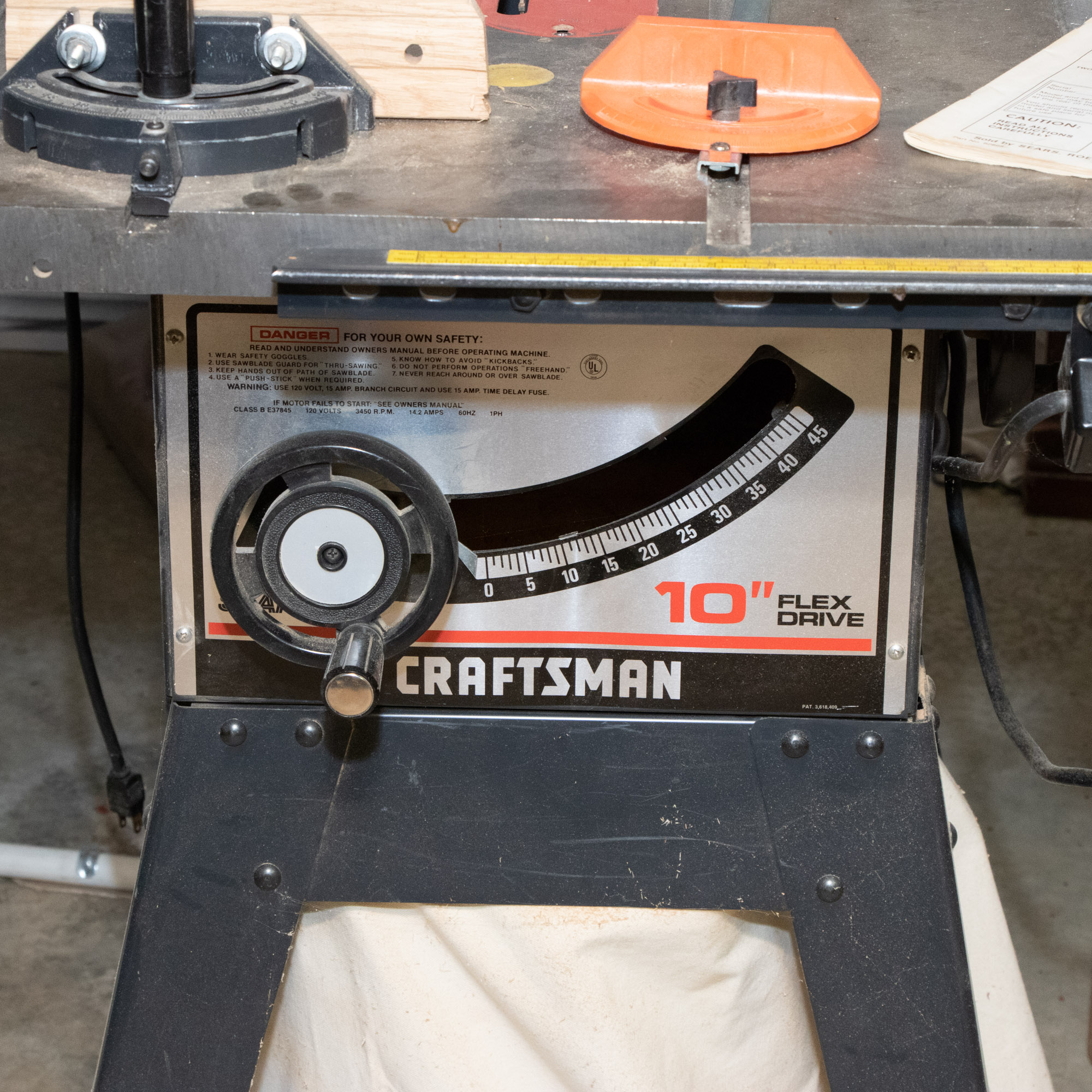 Craftsman 10" Flex Drive Table Saw