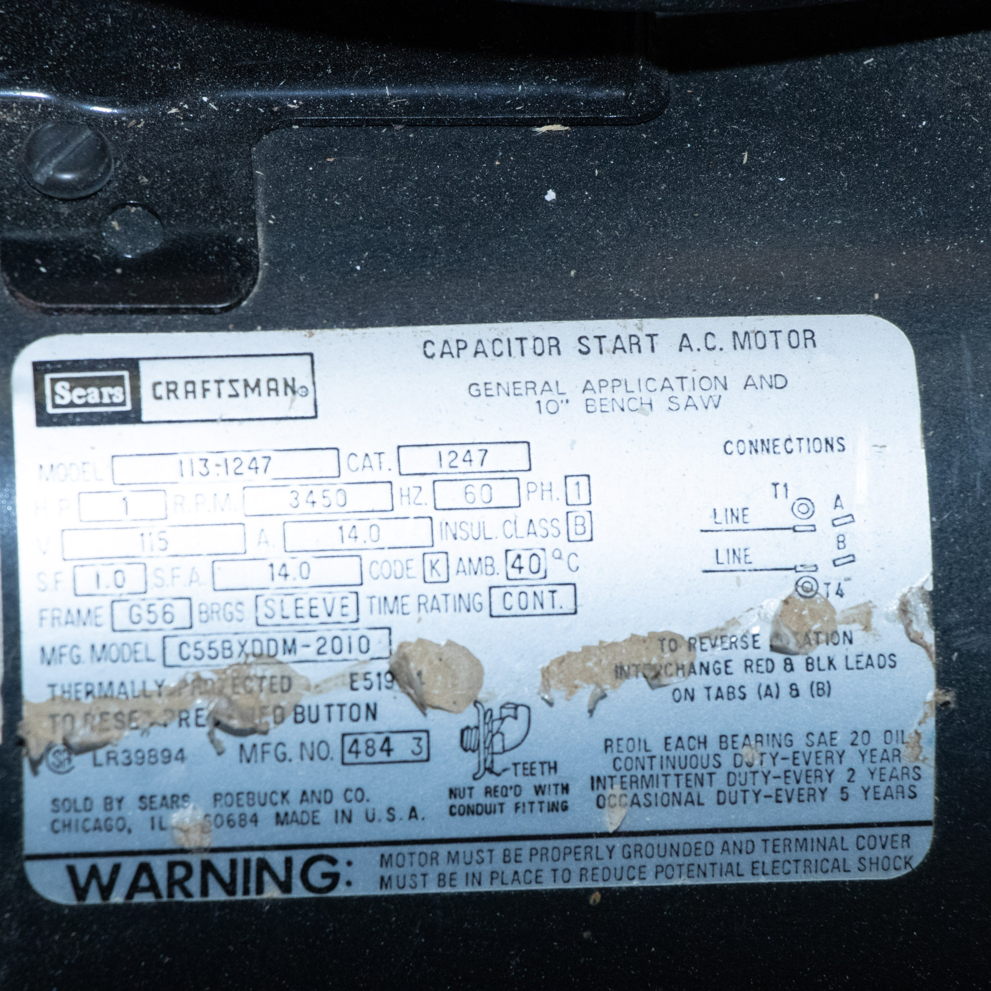 Craftsman 10" Flex Drive Table Saw