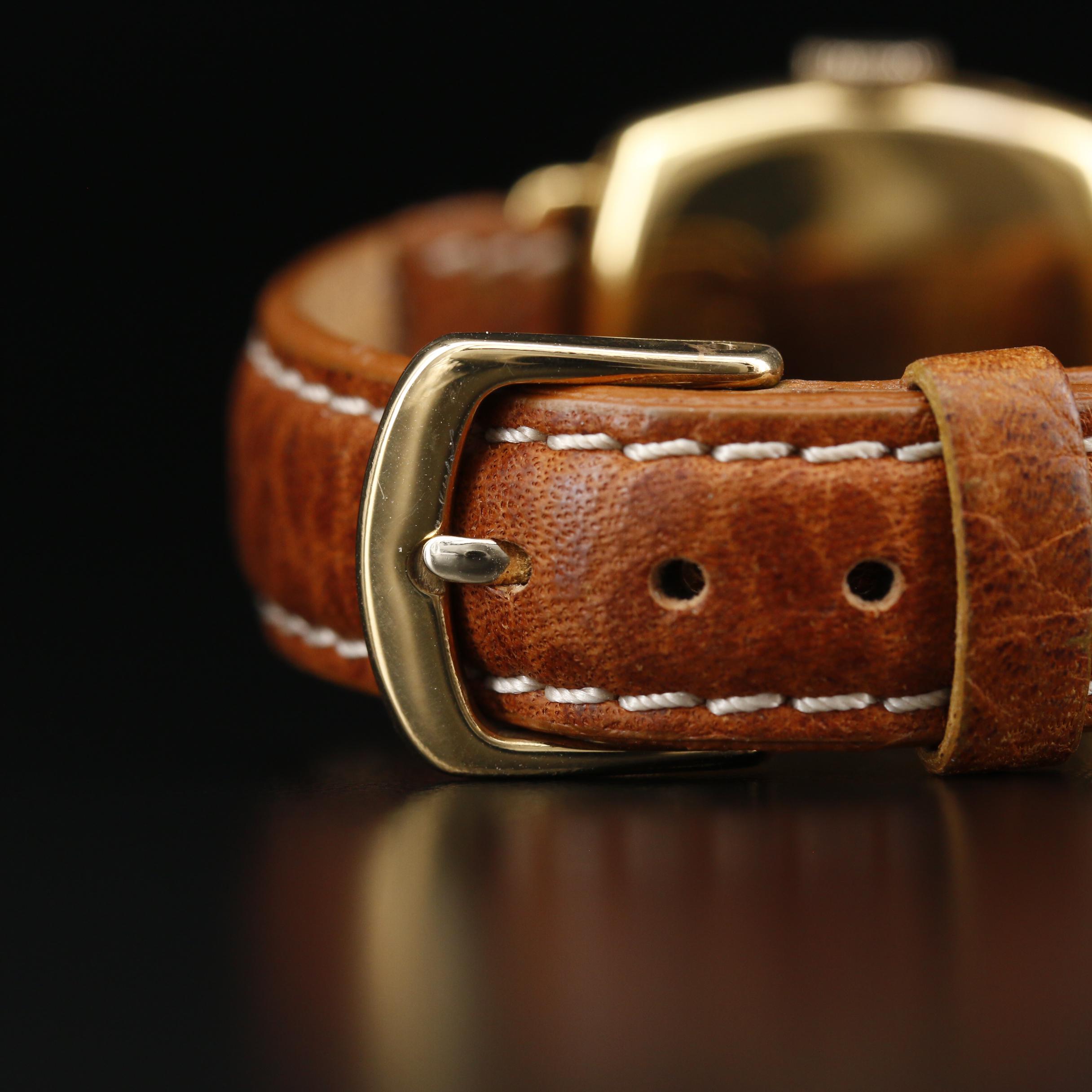 Vintage Rolex 9K Gold Cushion Case Stem Wind Watch, 1937