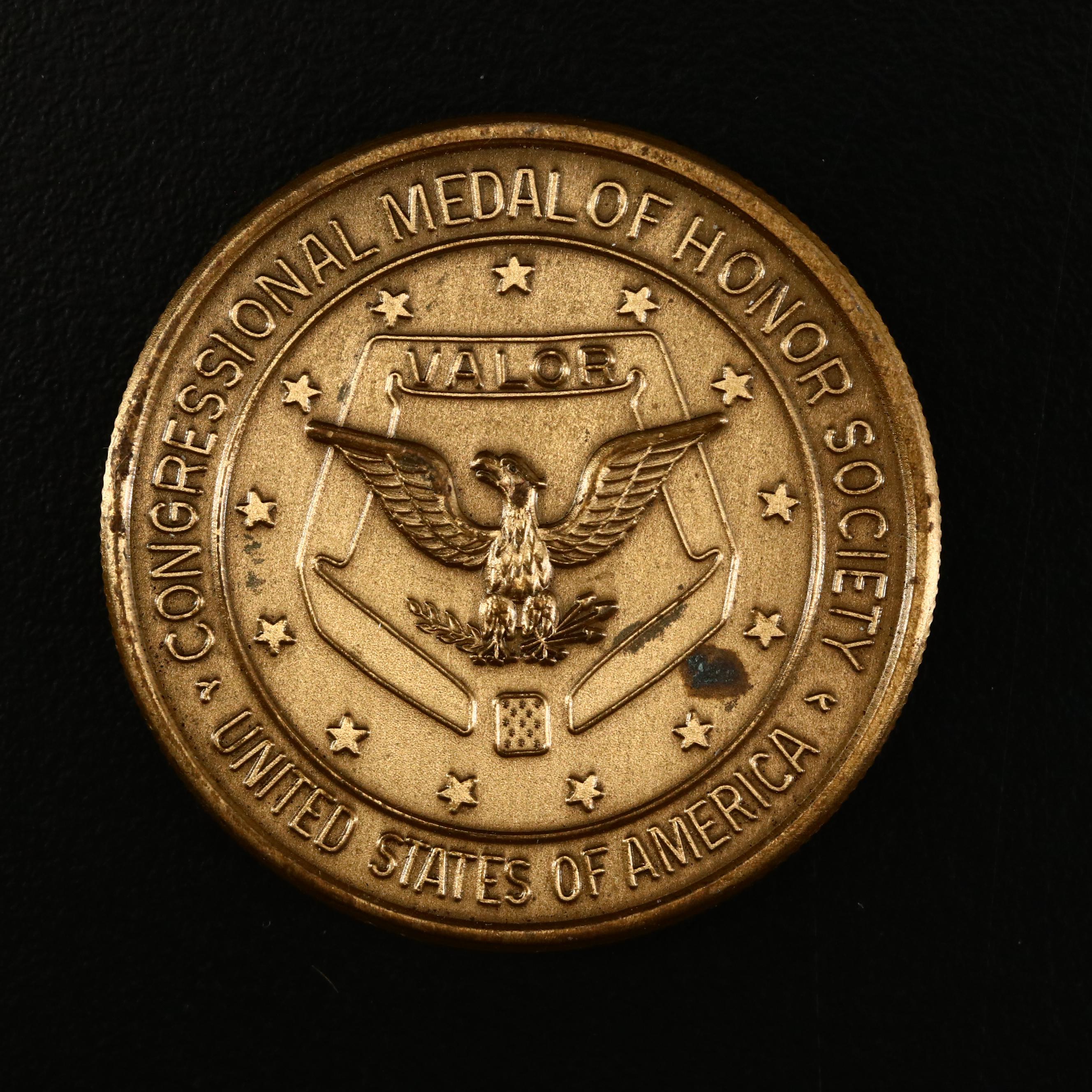 Vietnam Medal of Honor Challenge Coins of George C. Lang