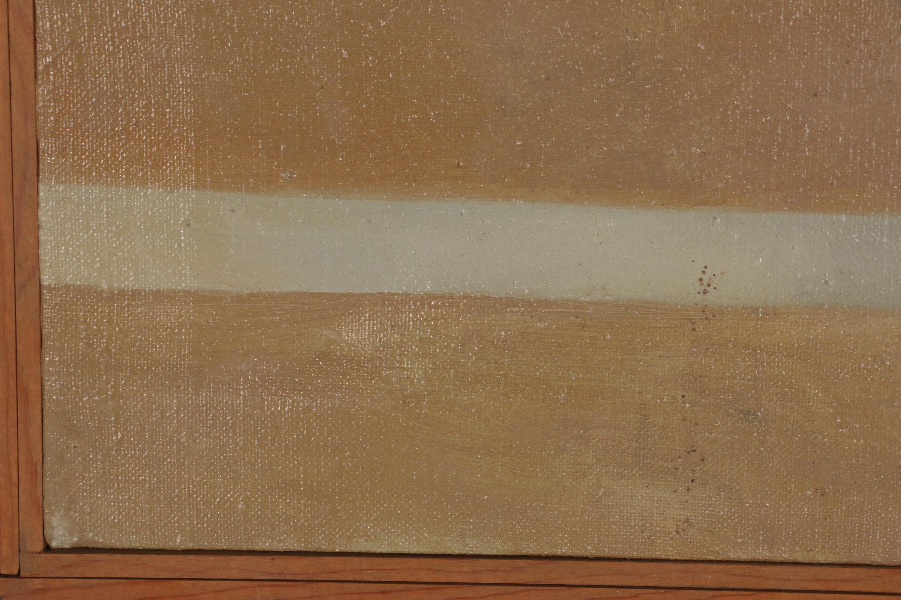 Robert Contois, Still Life Oil Painting "Glass Objects", 1974