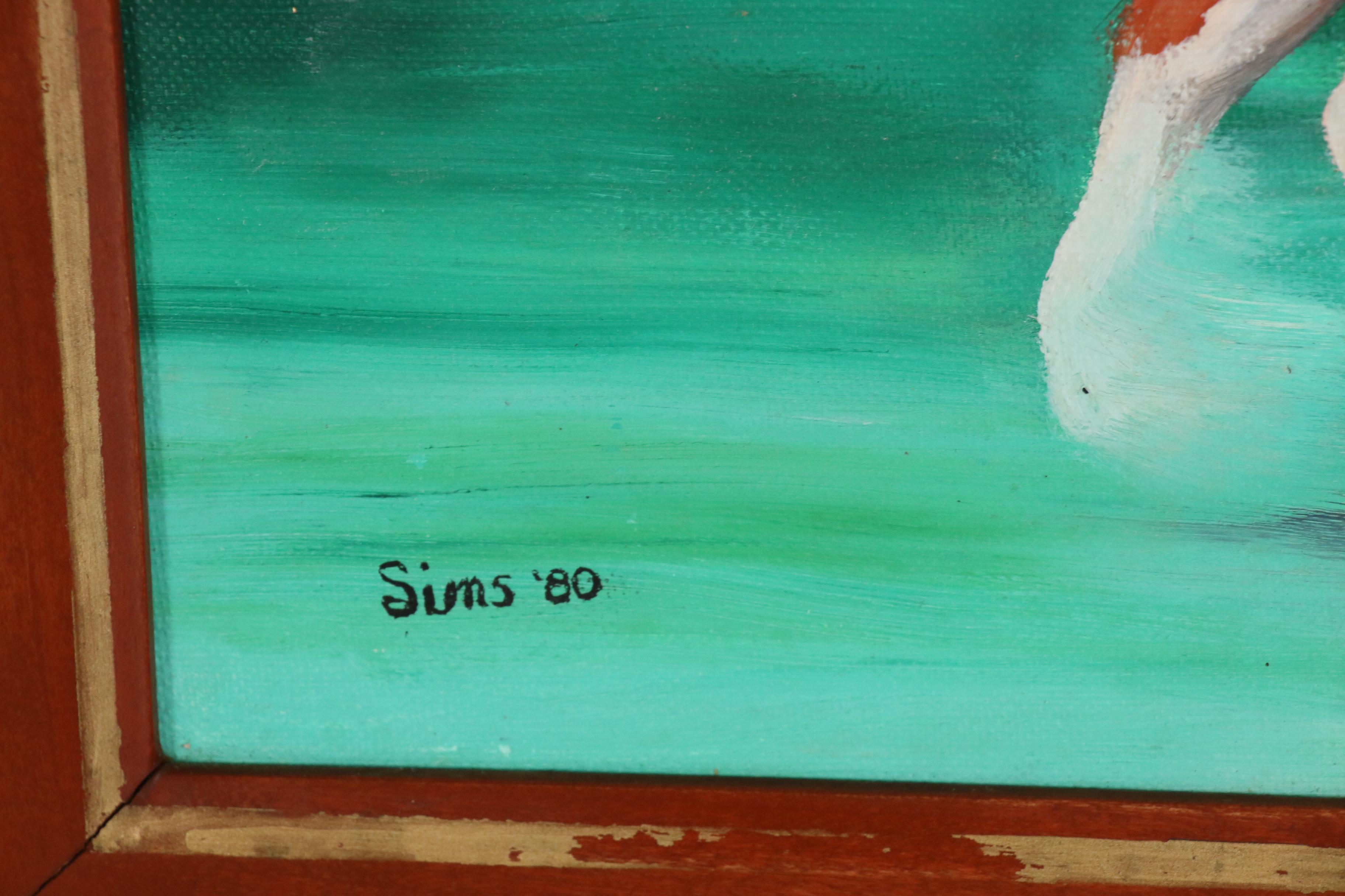 Oil Painting of Galloping Horse