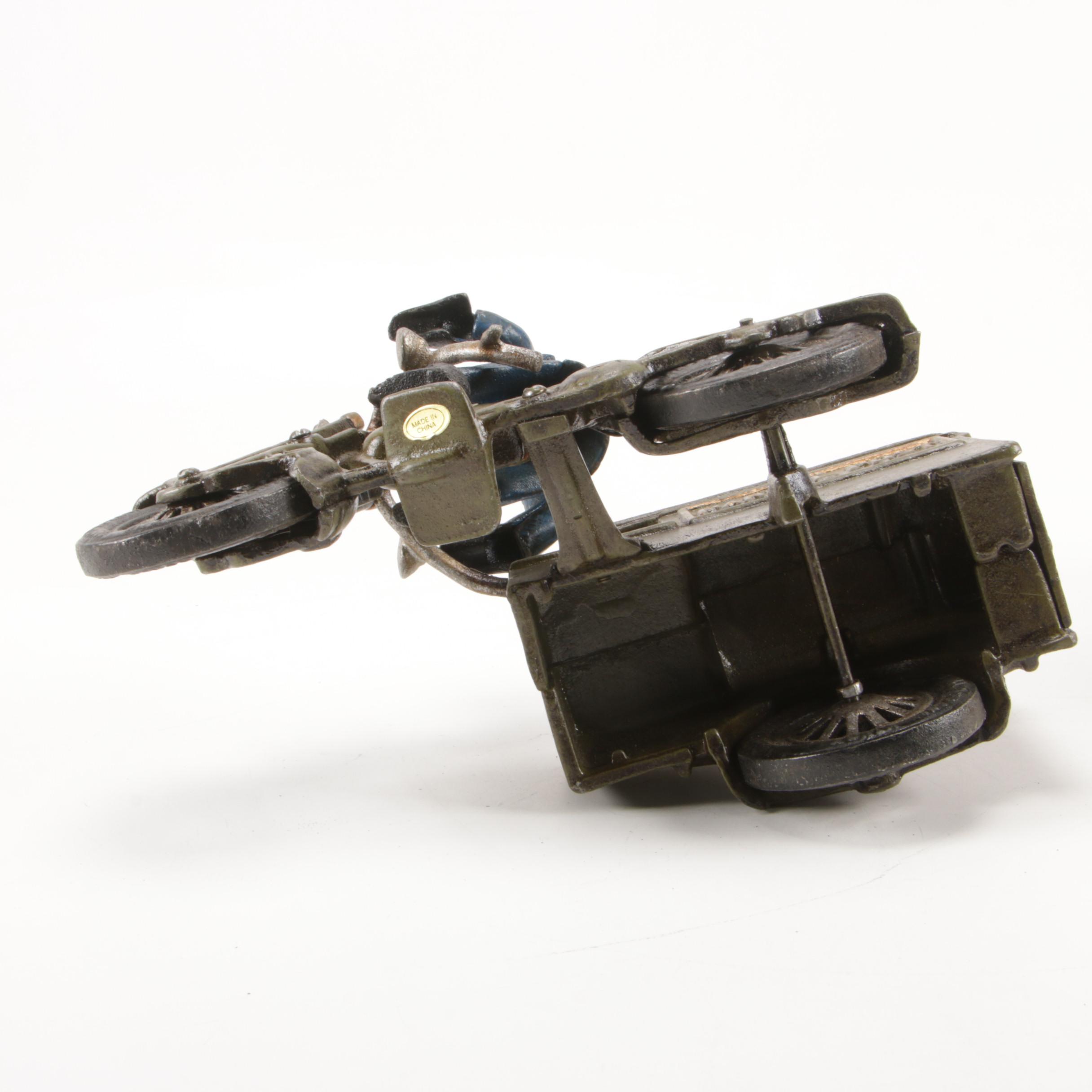 Harley Davidson Limited Edition Cast Iron Replica of "1928 Pull Toy"