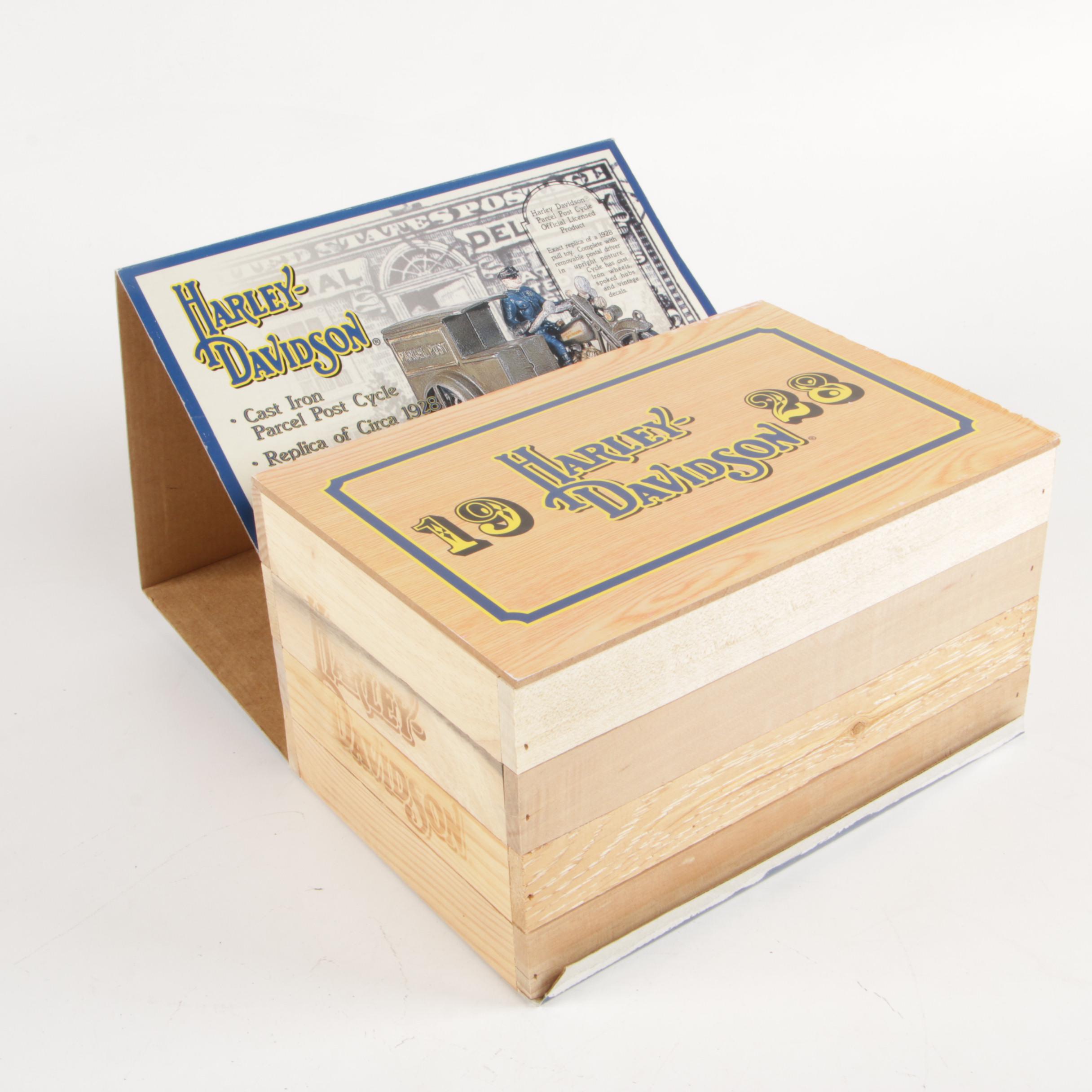 Harley Davidson Limited Edition Cast Iron Replica of "1928 Pull Toy"