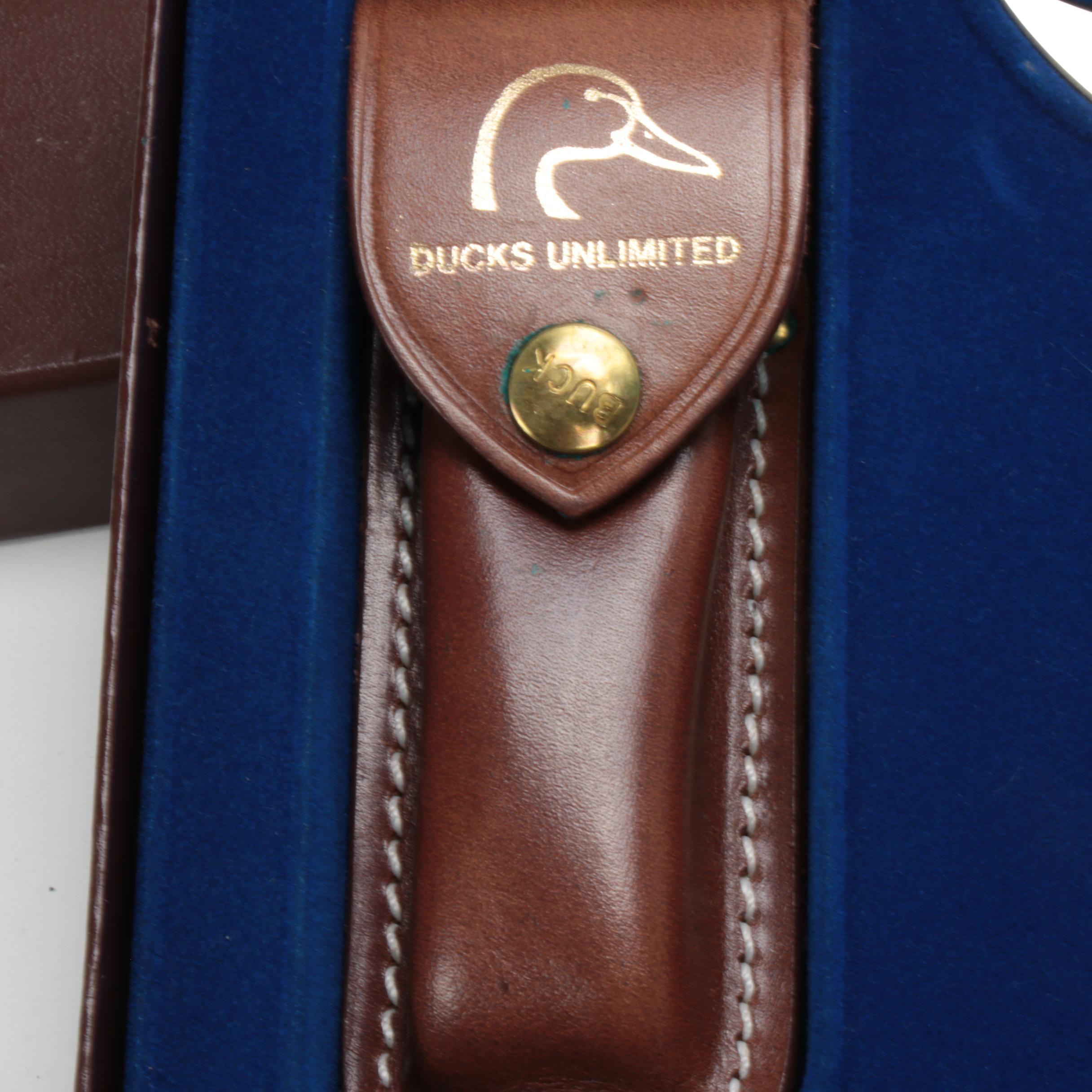 Ducks Unlimited Buck 110 and 505 Collector Edition Knife Set