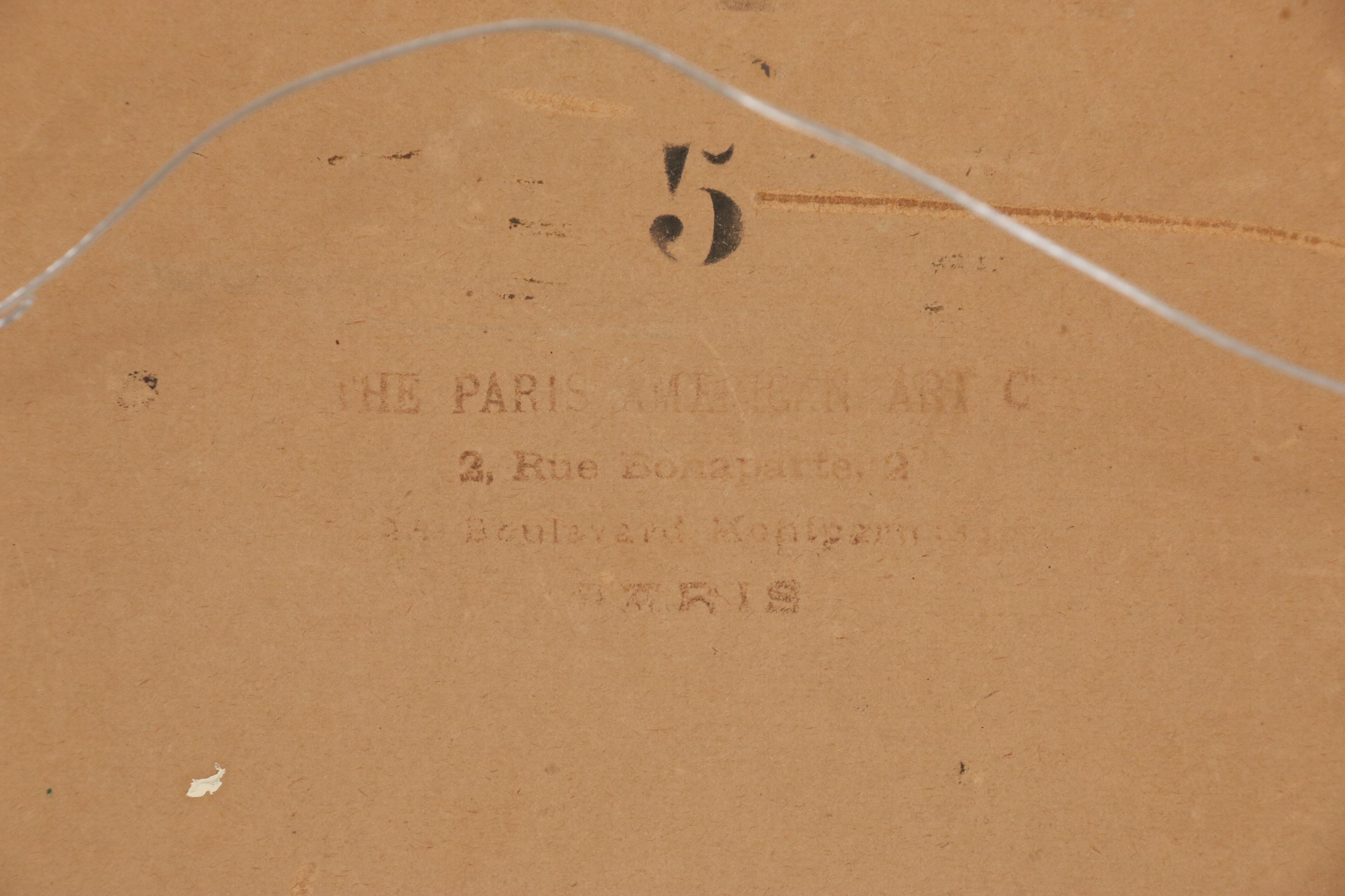 Oil Painting of Village Scene