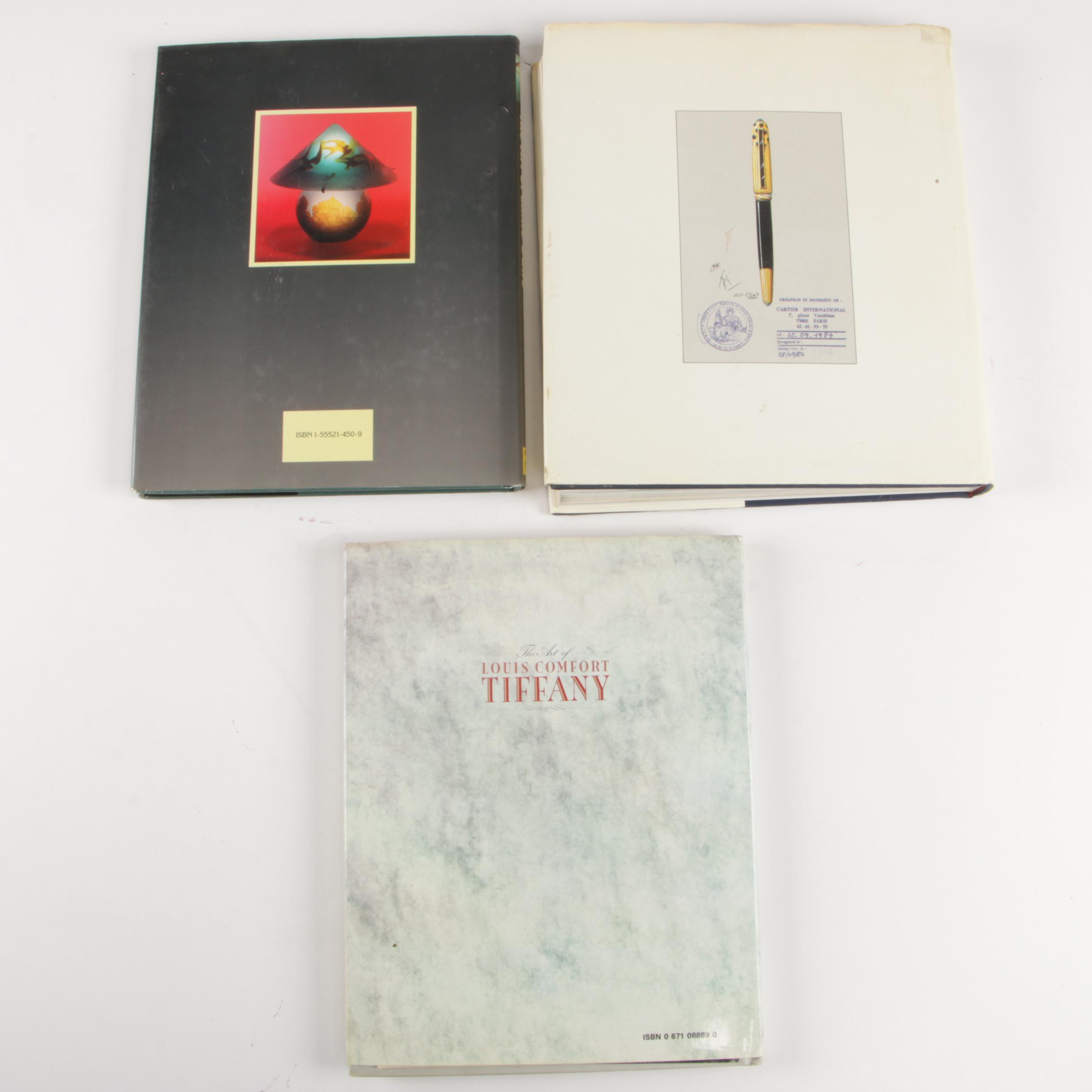 First American Edition "Made by Cartier" with Tiffany and Emile Gallé Books