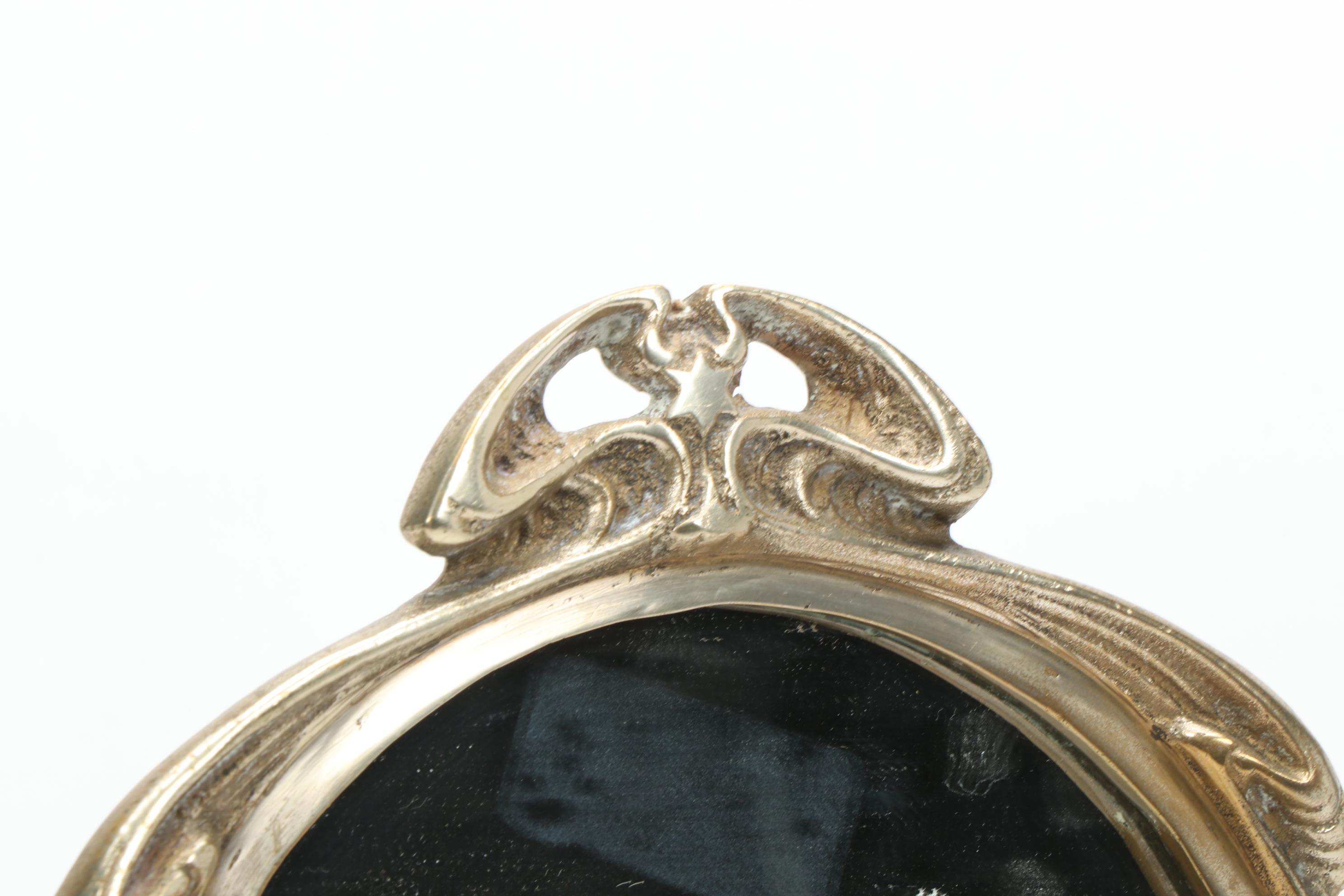 Art Nouveau Erté Paris 1907 "Demoiselle à la Balancelle" Vanity Mirror