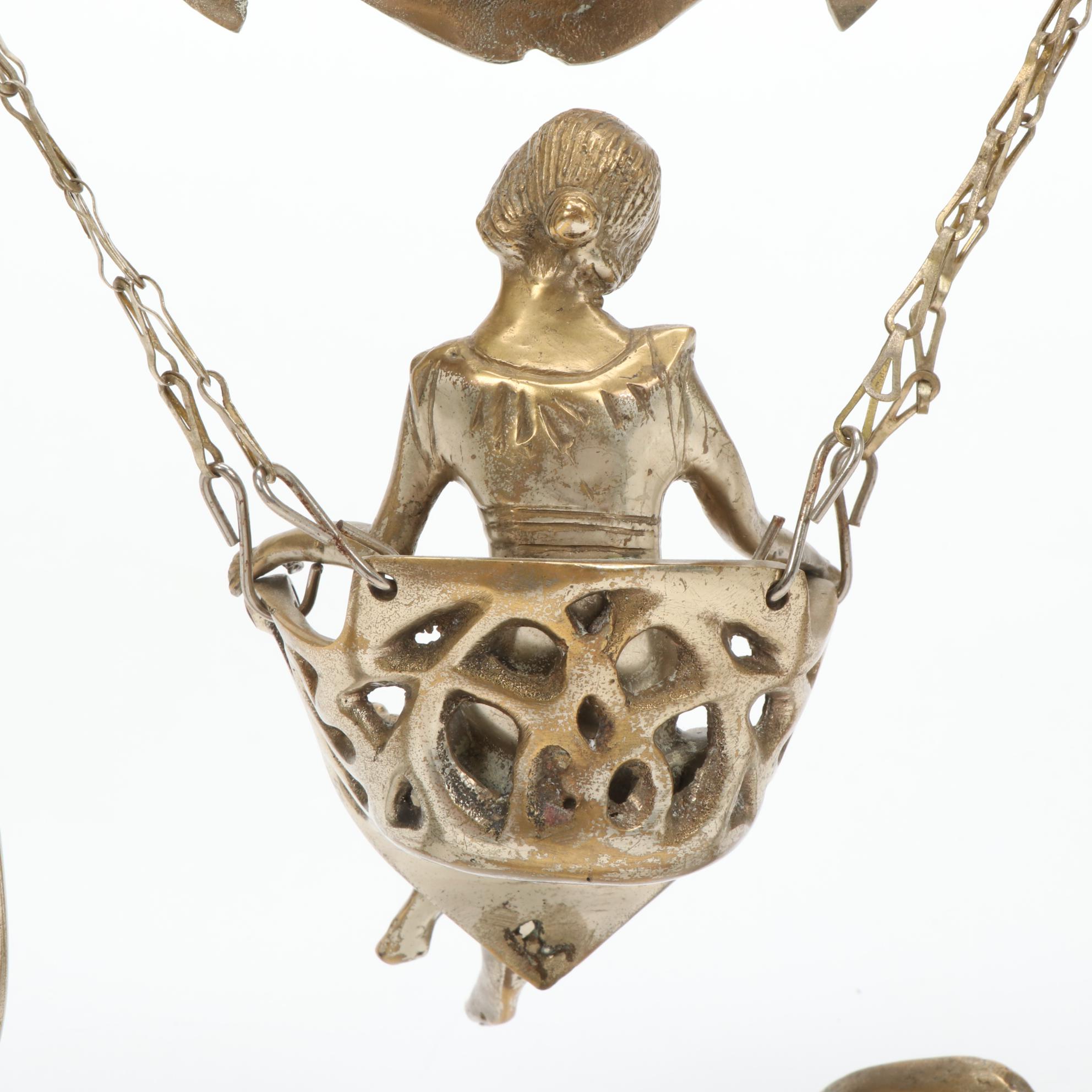 Art Nouveau Erté Paris 1907 "Demoiselle à la Balancelle" Vanity Mirror