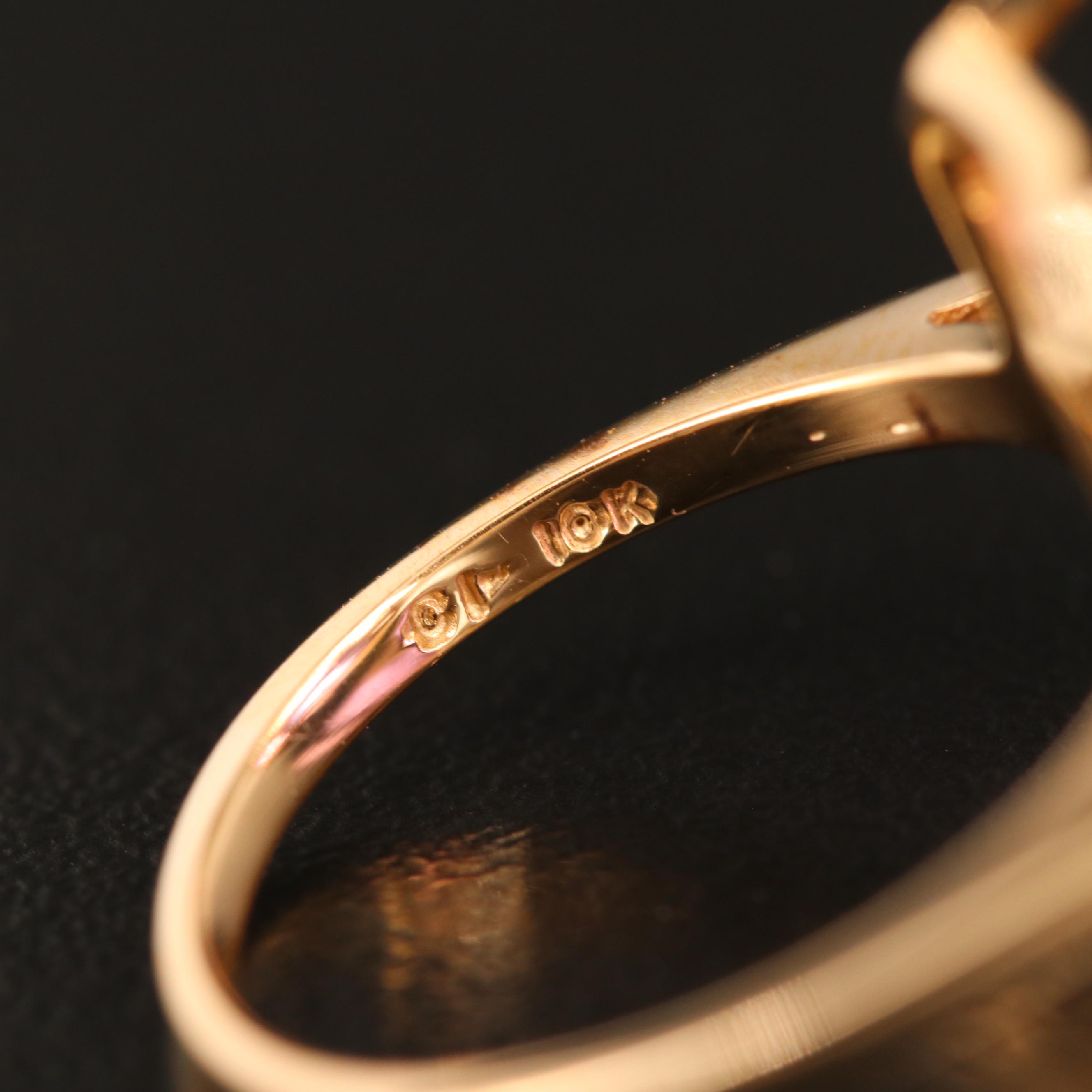 10K Gold 13.65 CT Ametrine Ring