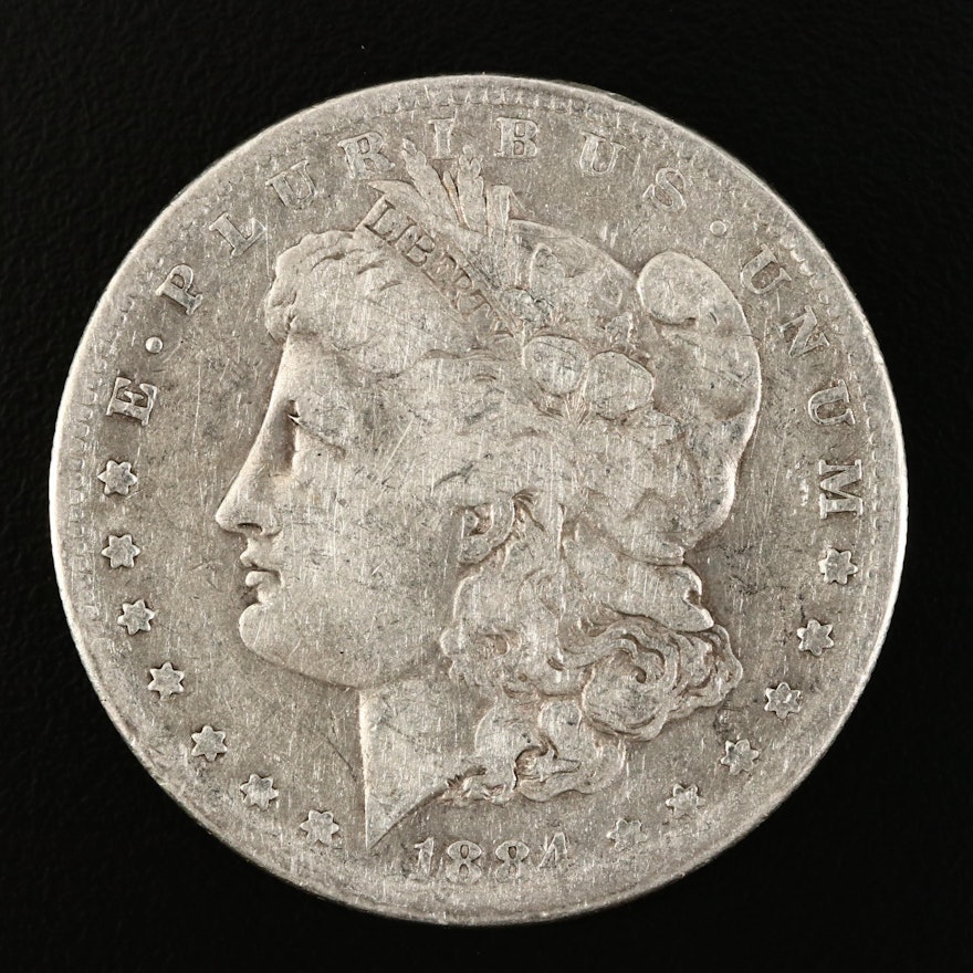 Better Date 1884-S Morgan Silver Dollar