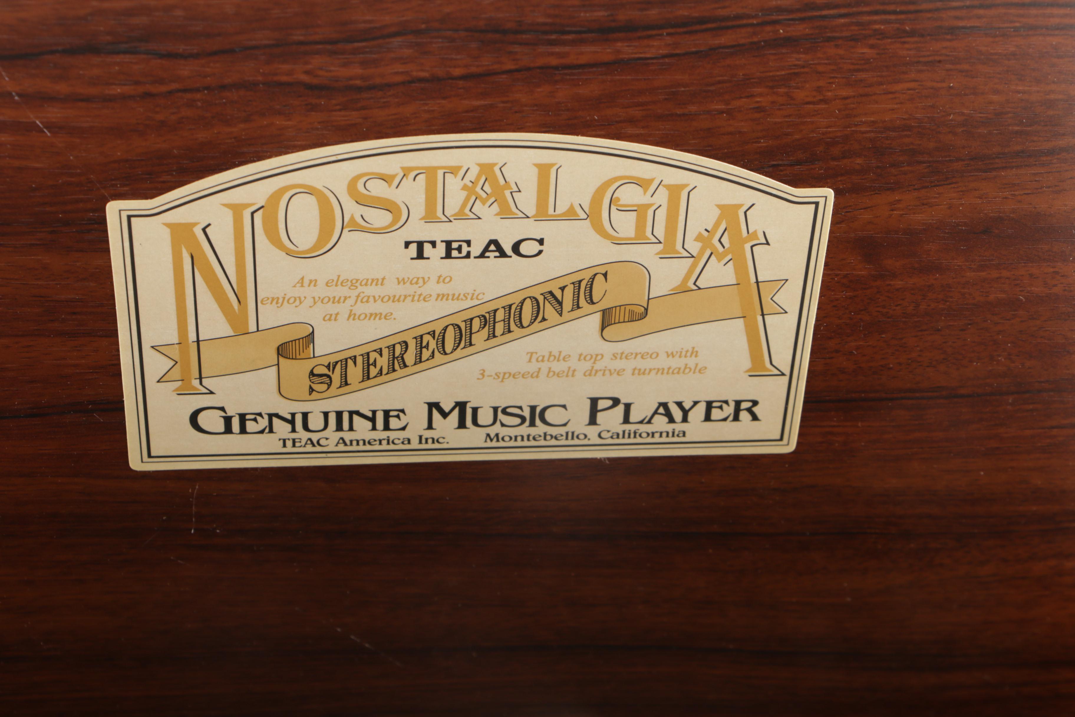 TEAC "Nostalgia" Stereophonic Music Player GF-180