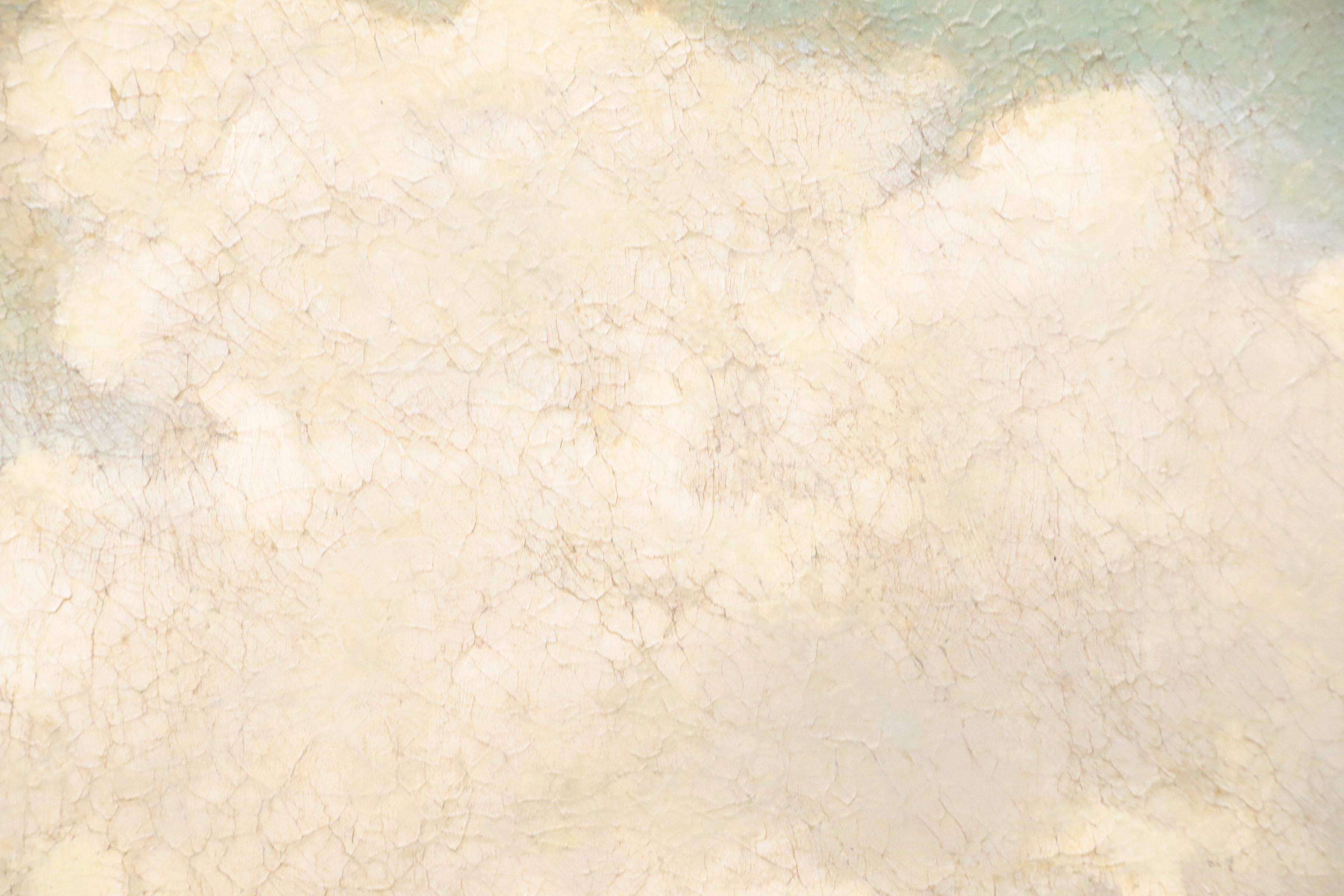 Hendrik Savry Oil Painting of Dutch Pastoral Landscape, 1884