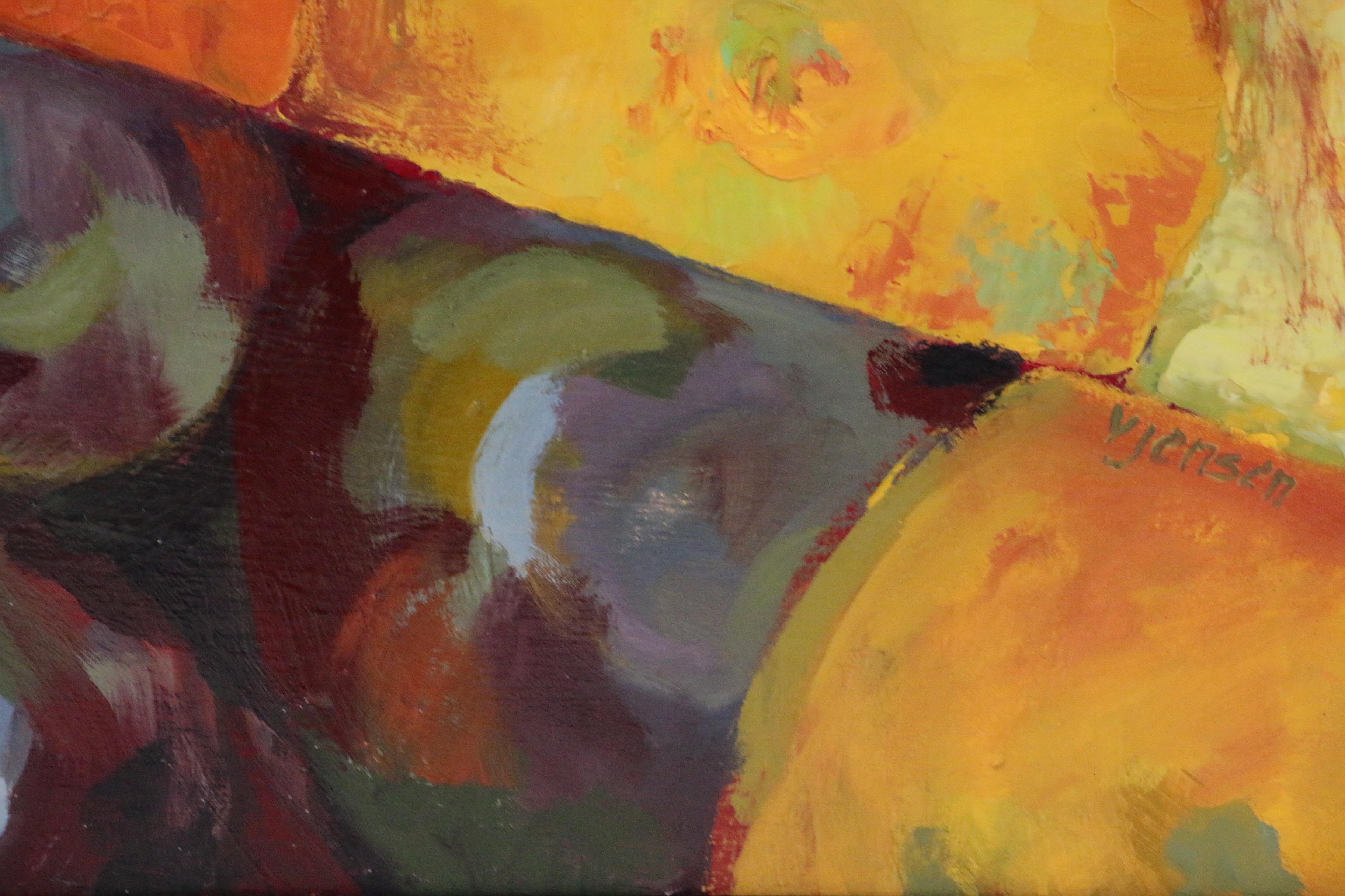 Victoria Jensen Oil Painting of Fruit