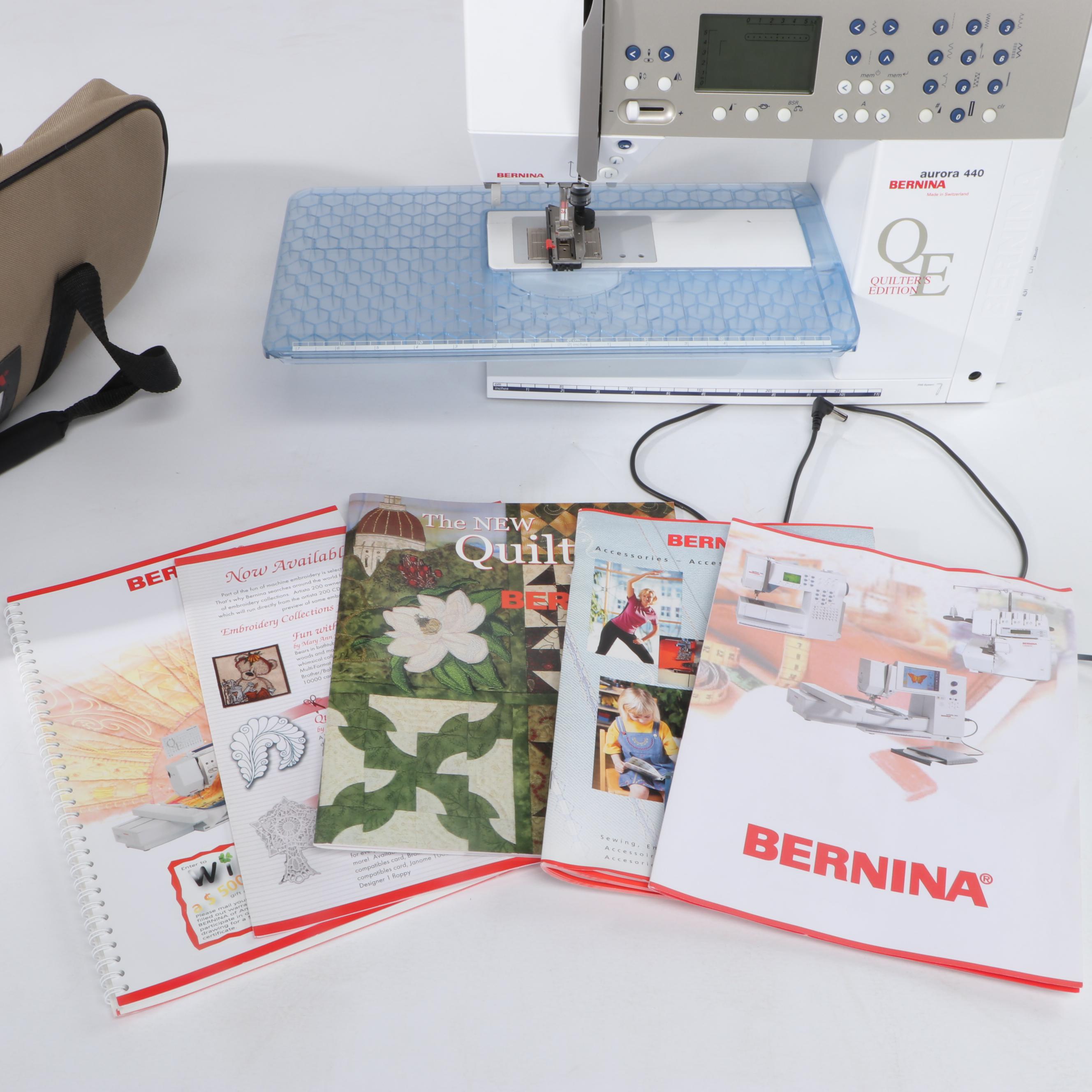 Bernina Aurora 440 Quilters Editions Sewing Machine with Accessories