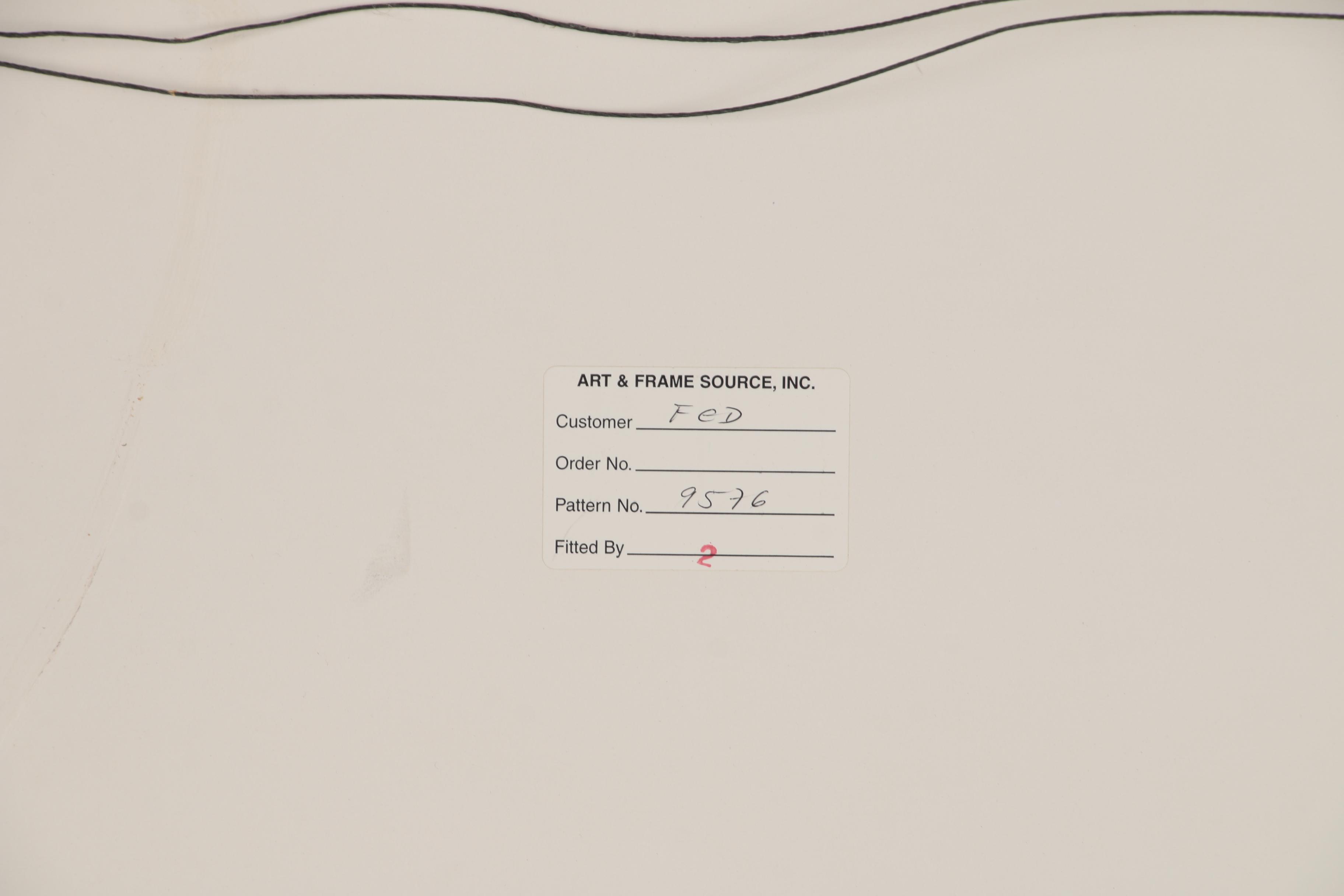 Offset Lithograph of Sunflowers