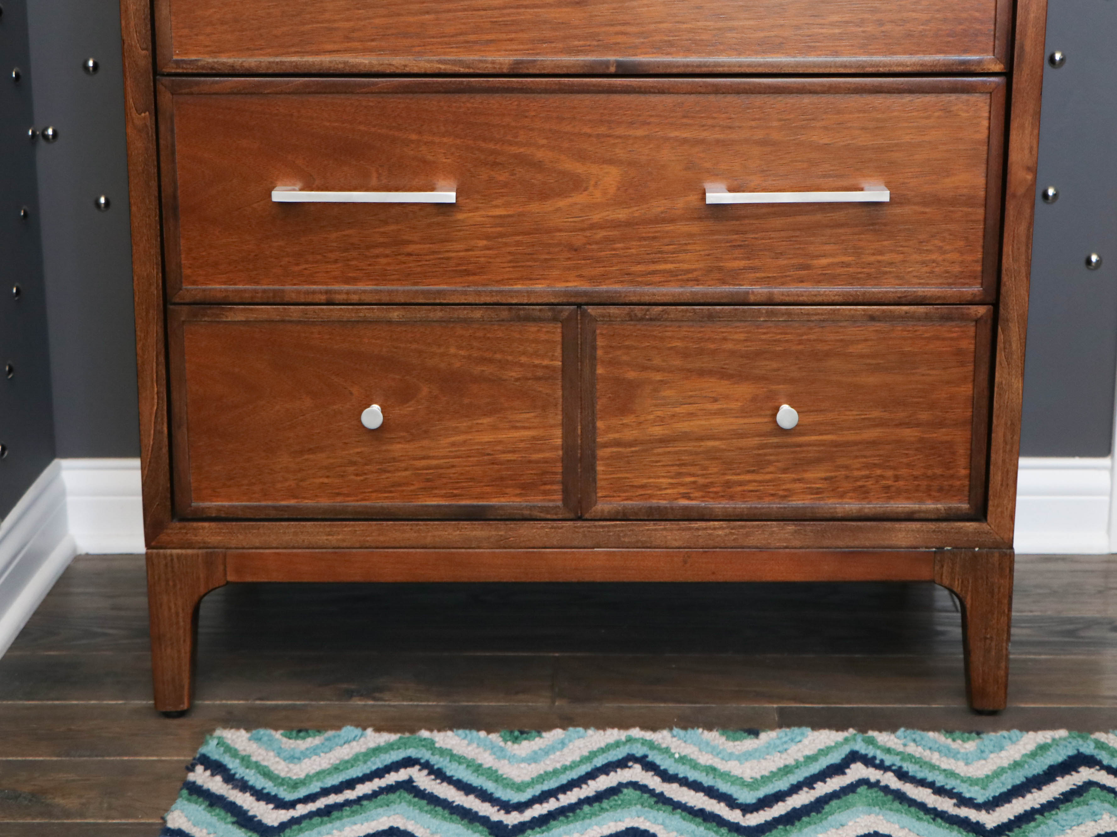Somerton Dwelling Walnut-Stained Chest of Drawers