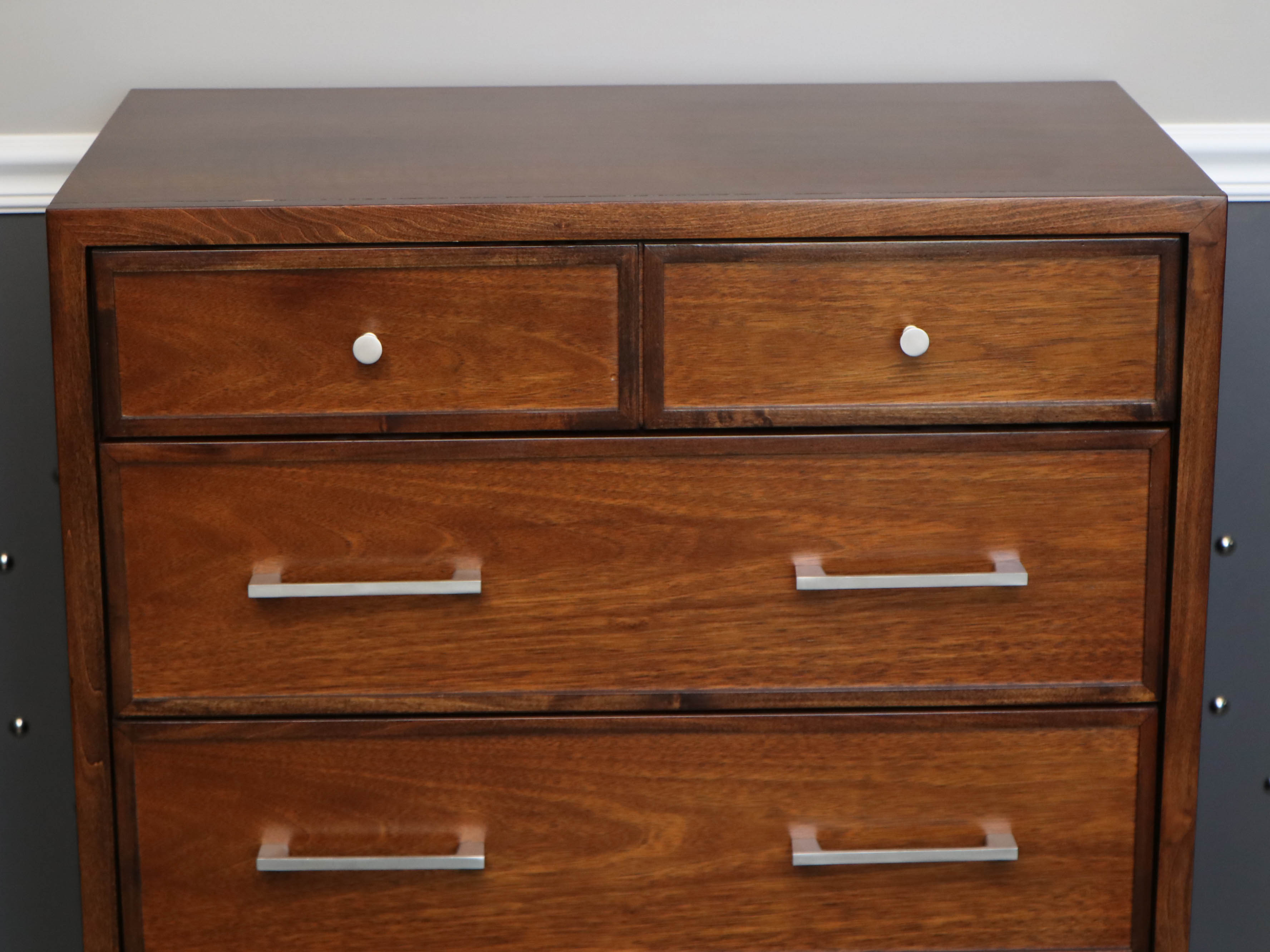 Somerton Dwelling Walnut-Stained Chest of Drawers