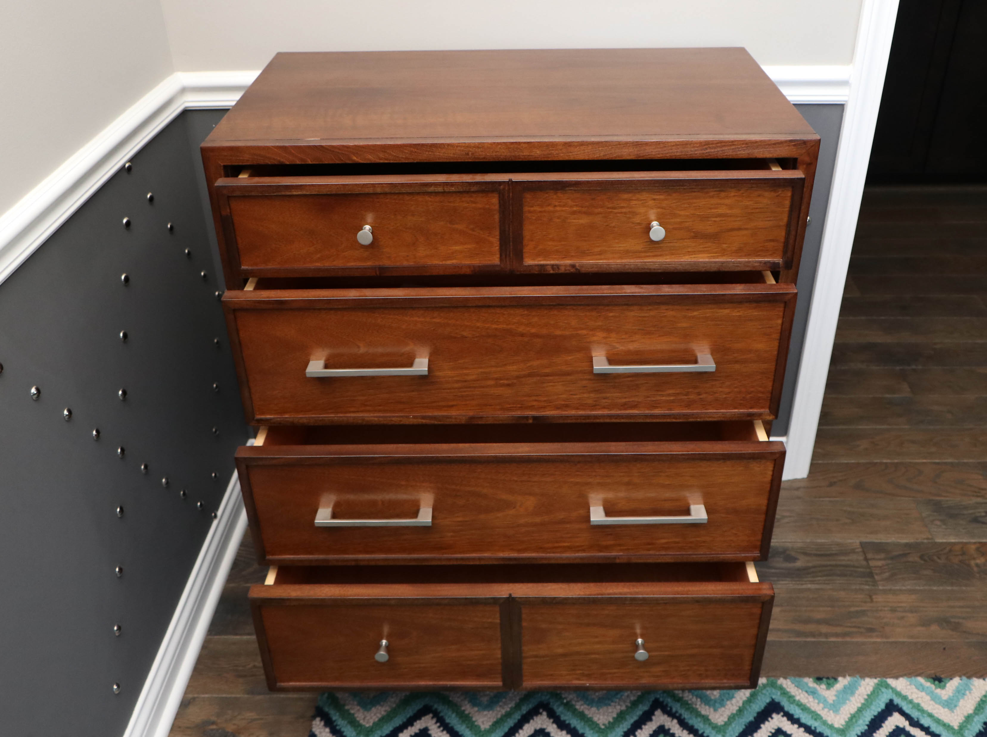 Somerton Dwelling Walnut-Stained Chest of Drawers