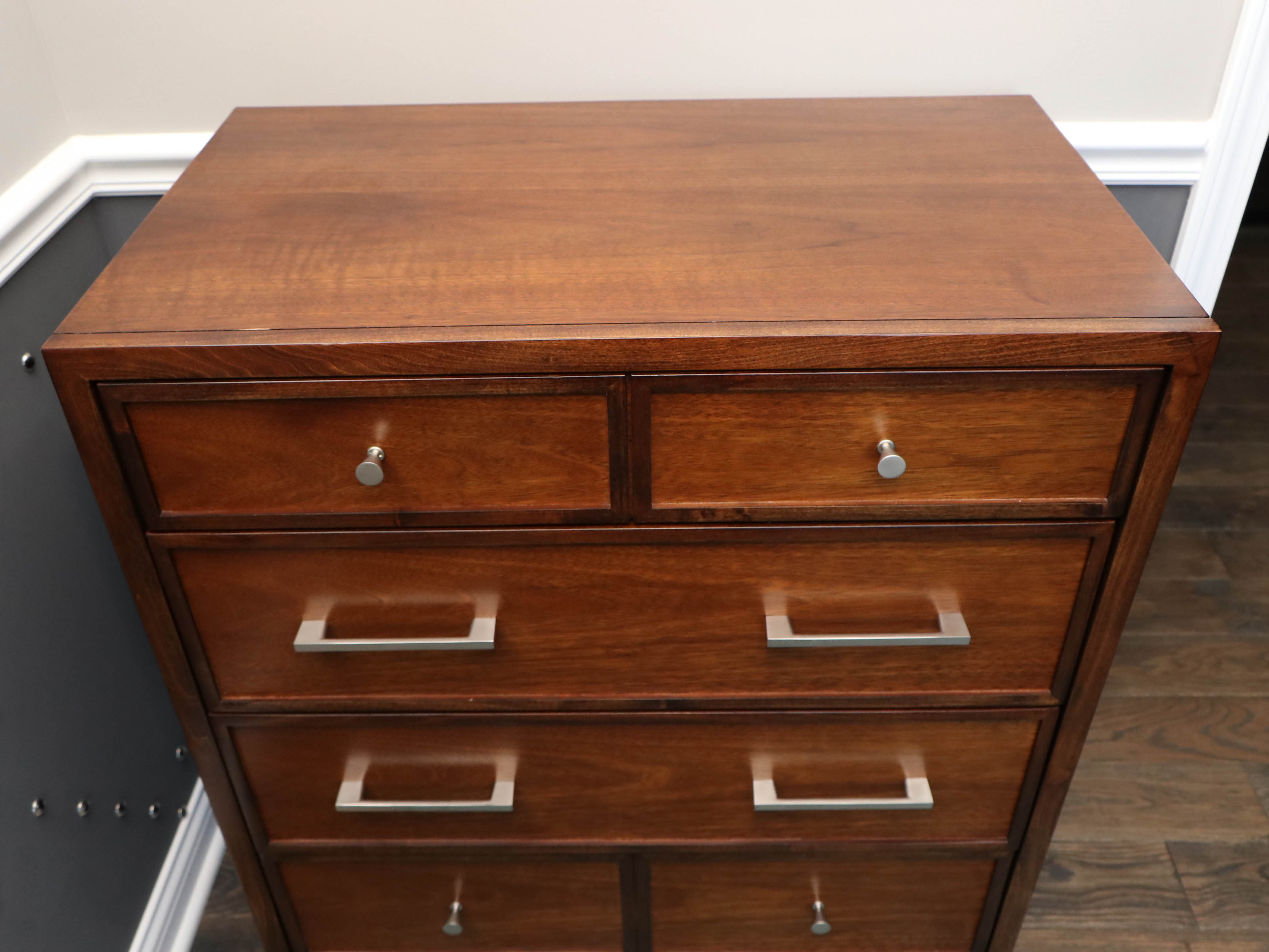 Somerton Dwelling Walnut-Stained Chest of Drawers