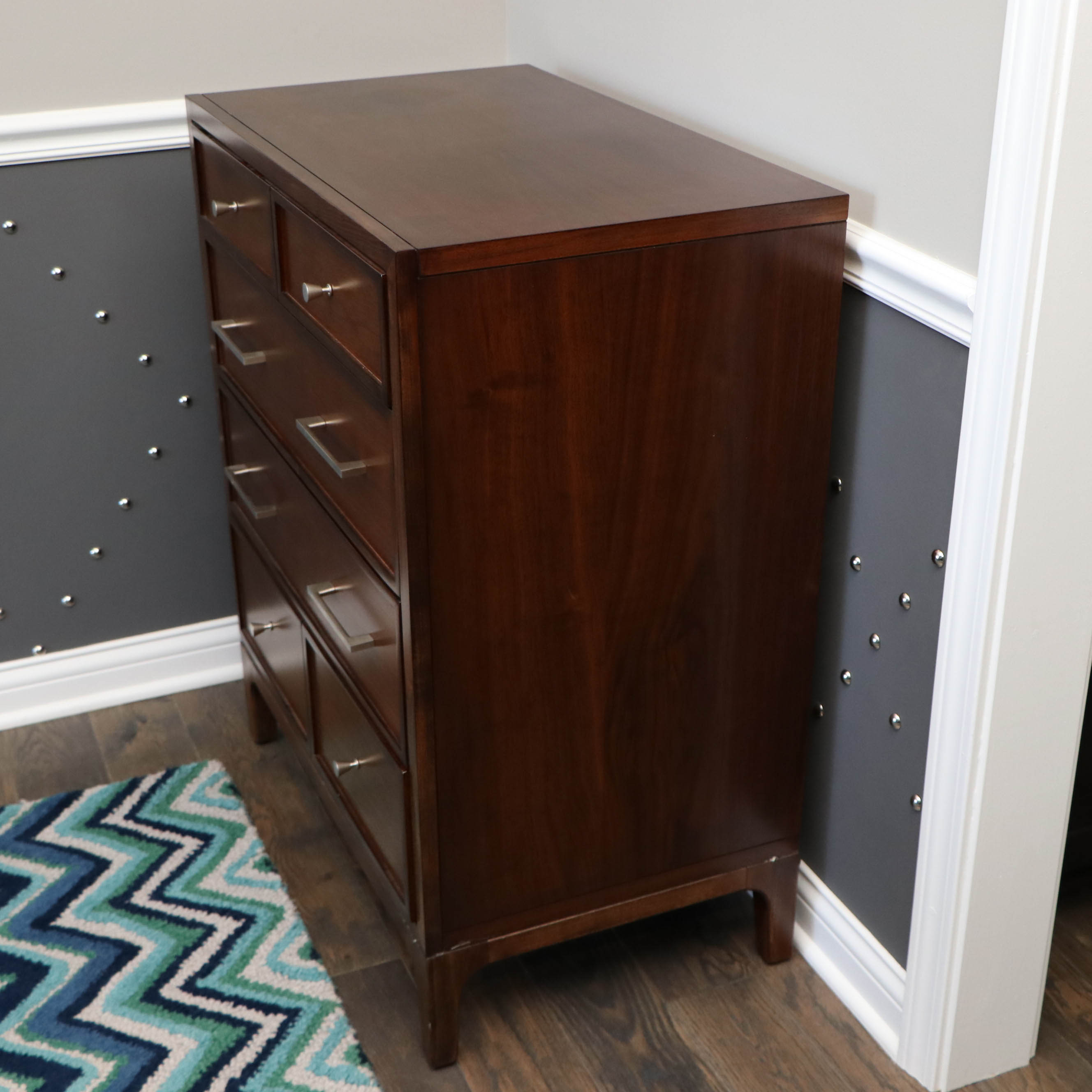 Somerton Dwelling Walnut-Stained Chest of Drawers