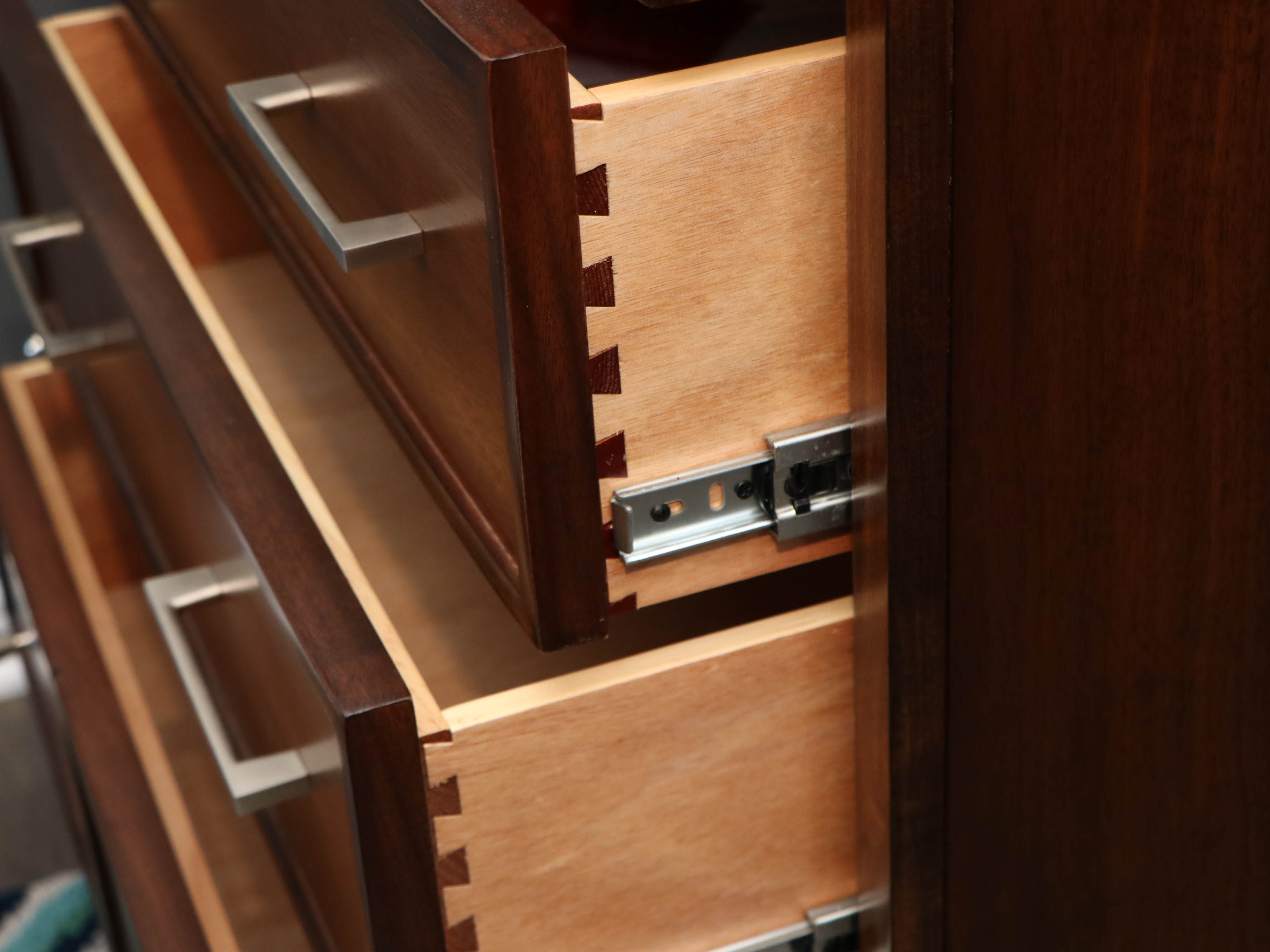Somerton Dwelling Walnut-Stained Chest of Drawers