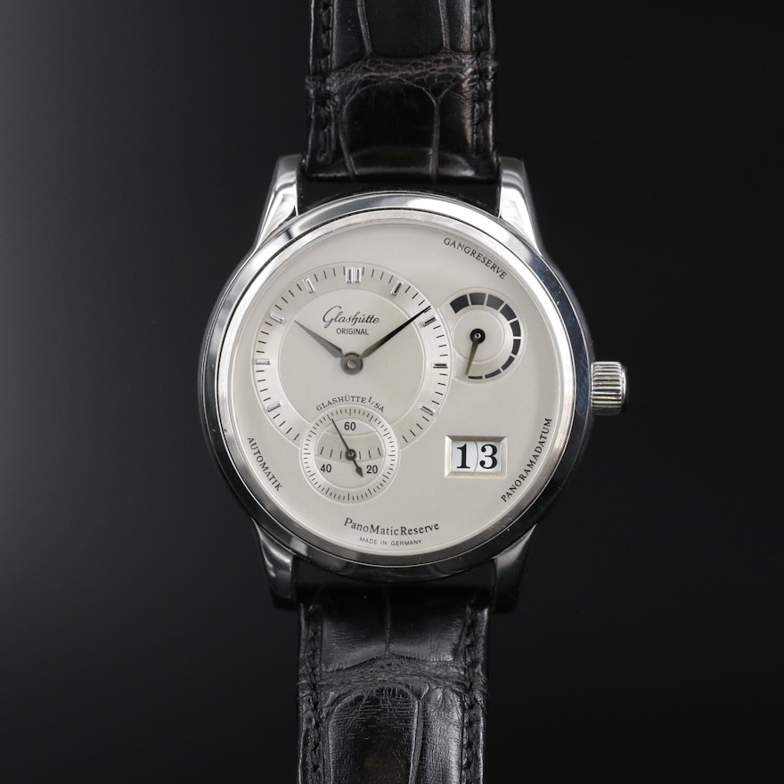 Glashütte Original Panomatic Reserve Stainless Steel Automatic Wristwatch