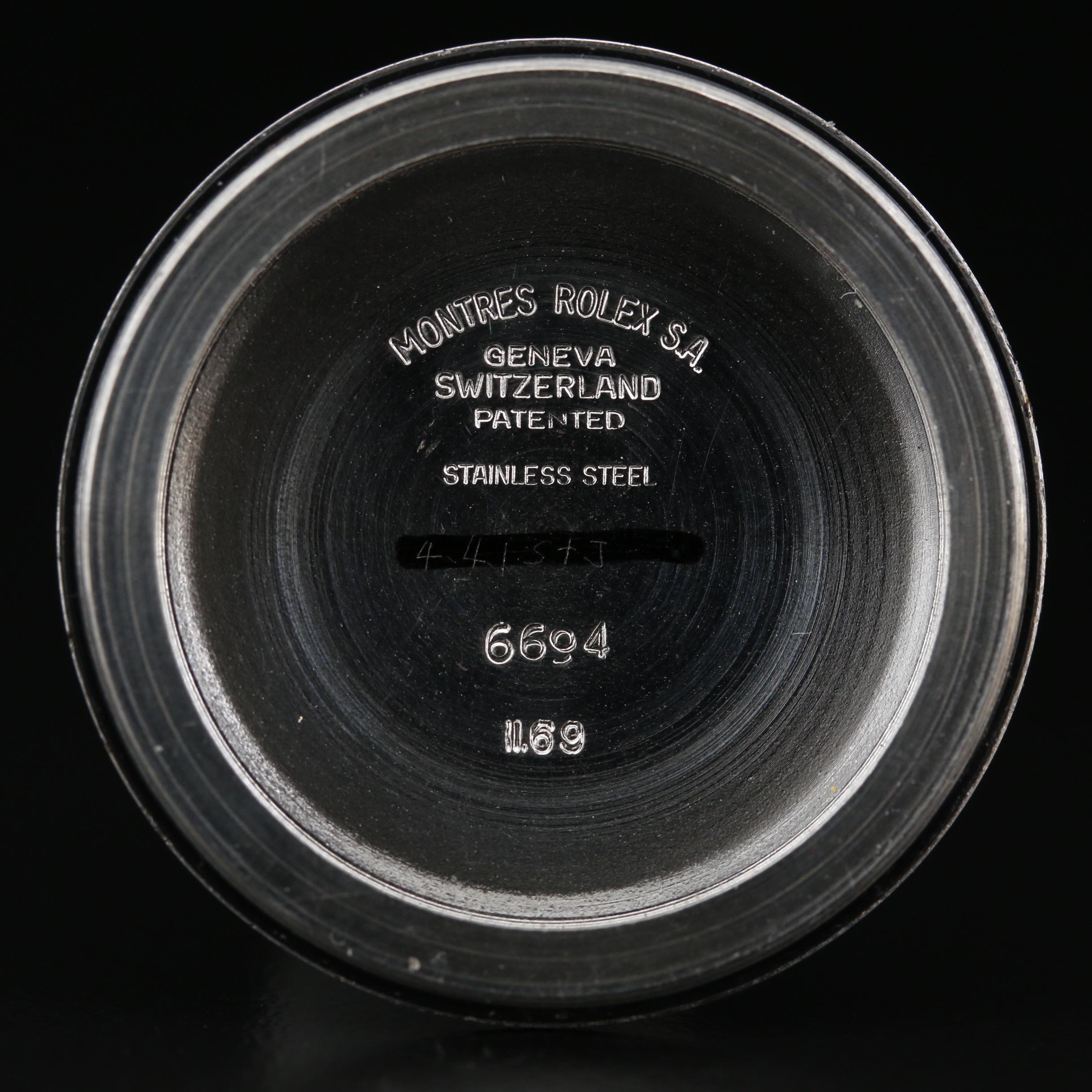 1969 Rolex Oysterdate Stainless Steel Watch