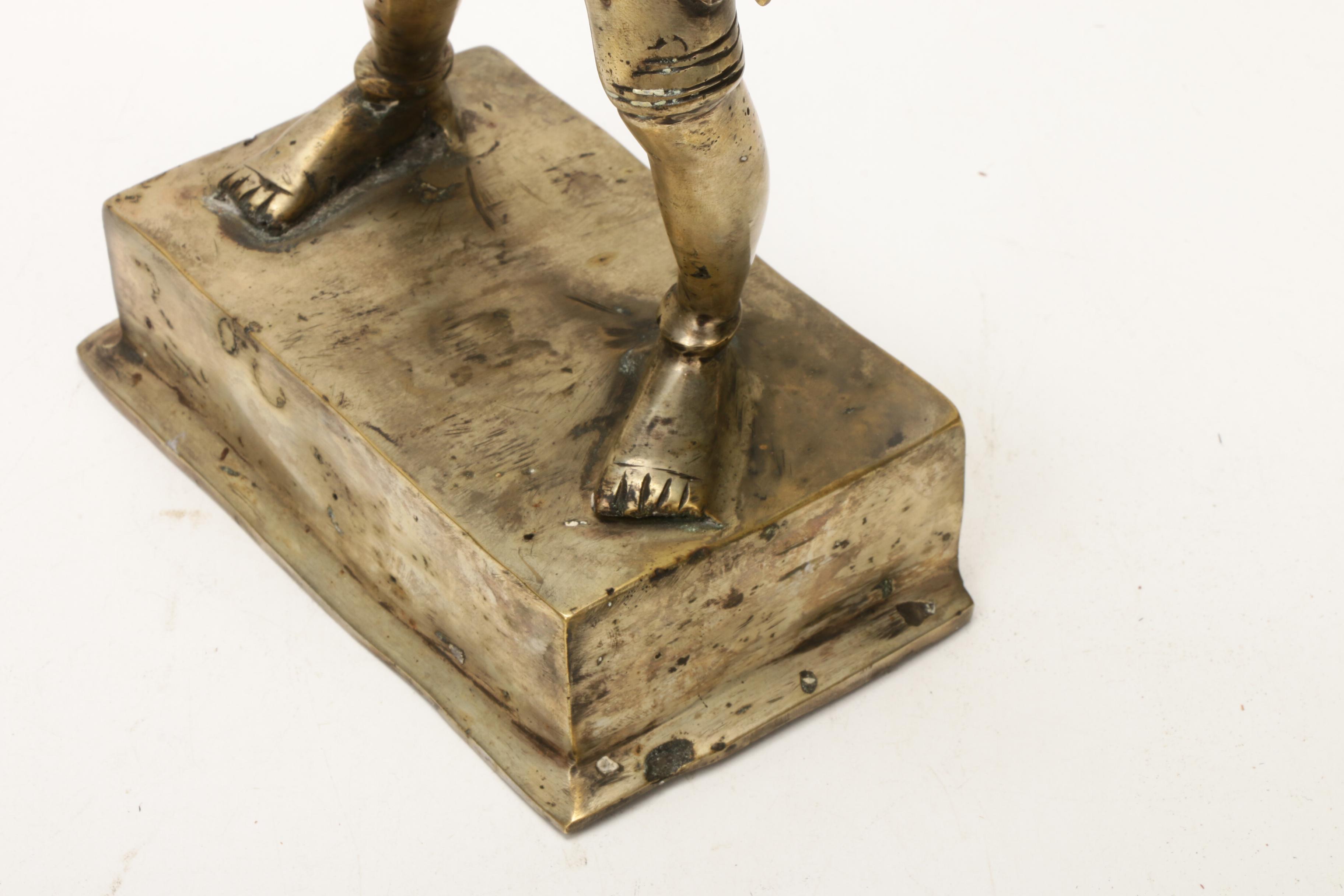 Southeast Asian Rama Shooting Arrow Metal Figurine