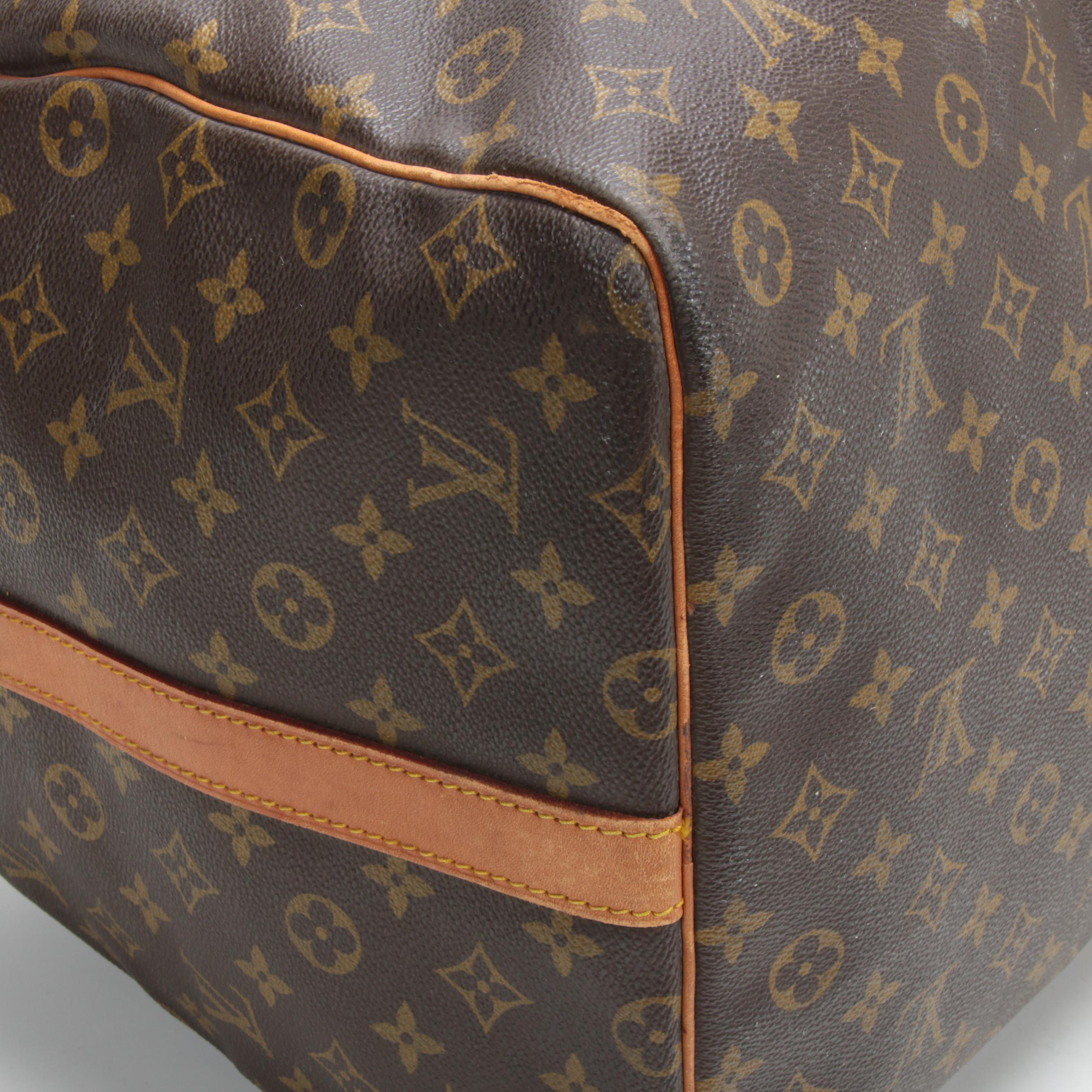Louis Vuitton Keepall Bandoulière 60 Duffel in Monogram Canvas and Leather