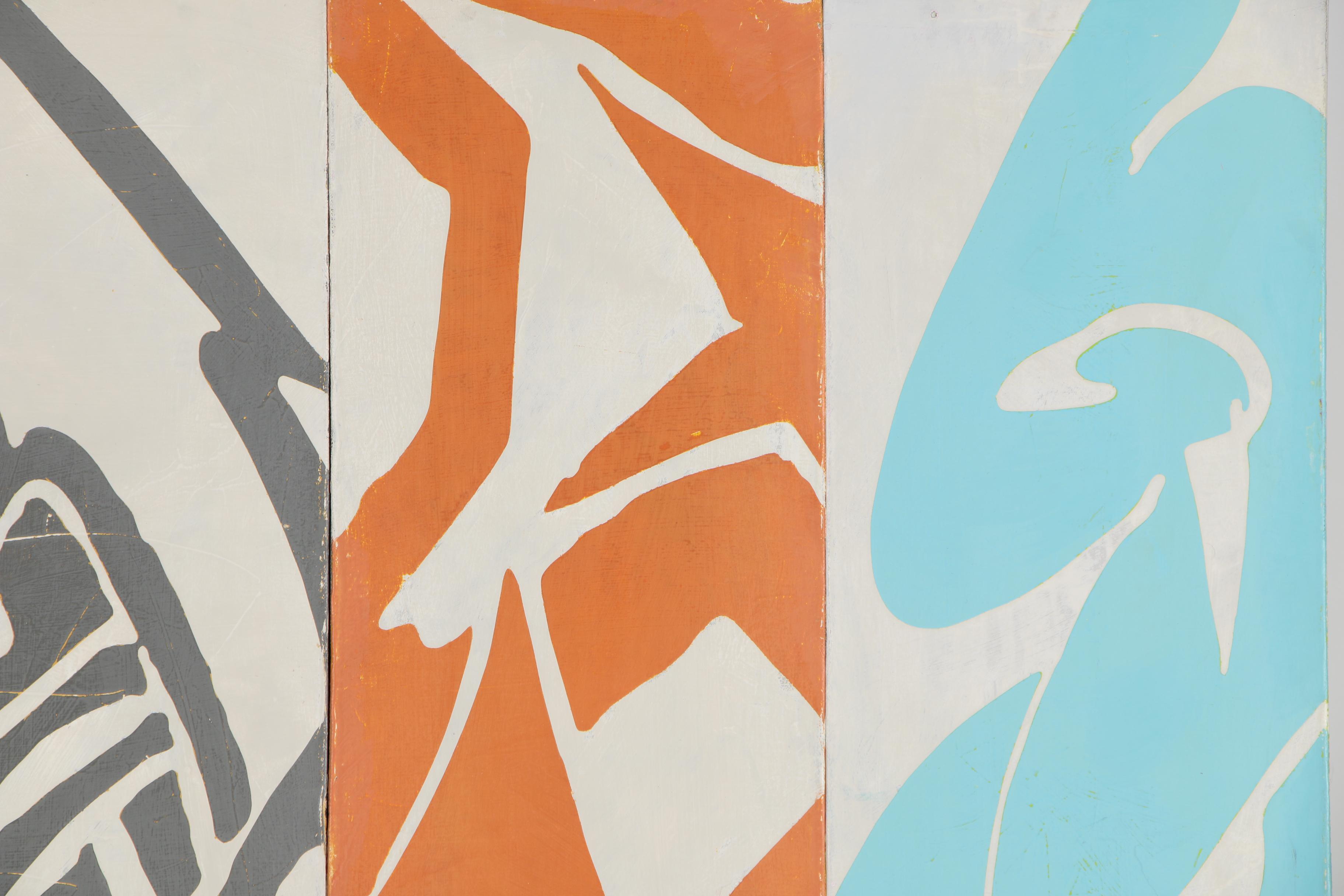 Bradley Narduzzi Rex Monumental Acrylic Polyptych "Cupid's Arsenal", 2008